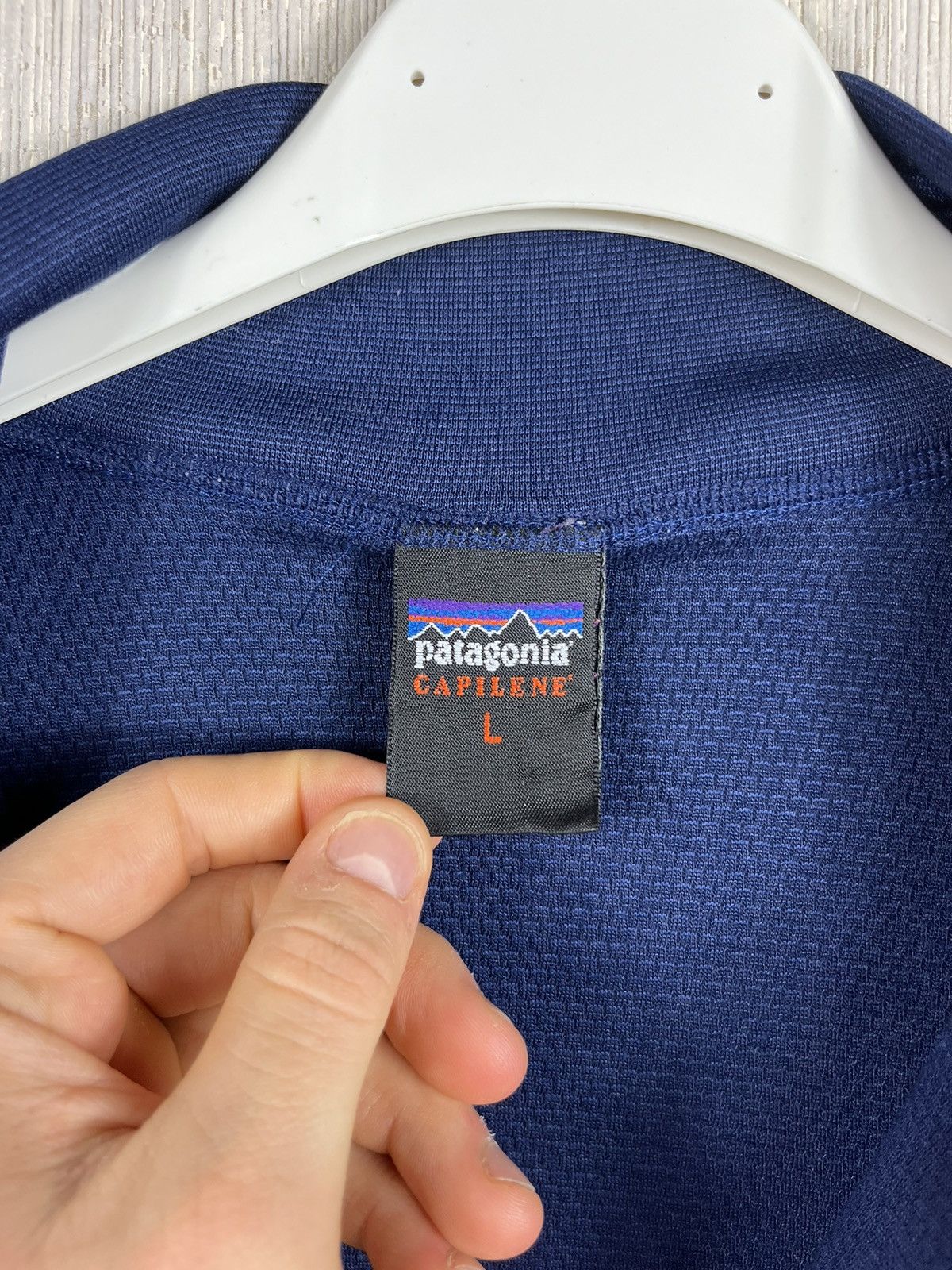 Patagonia × Vintage Vintage Patagonia Capilene 90s y2k thermal long sleeve zip Size US L / EU 52-54 / 3 - 14 Thumbnail