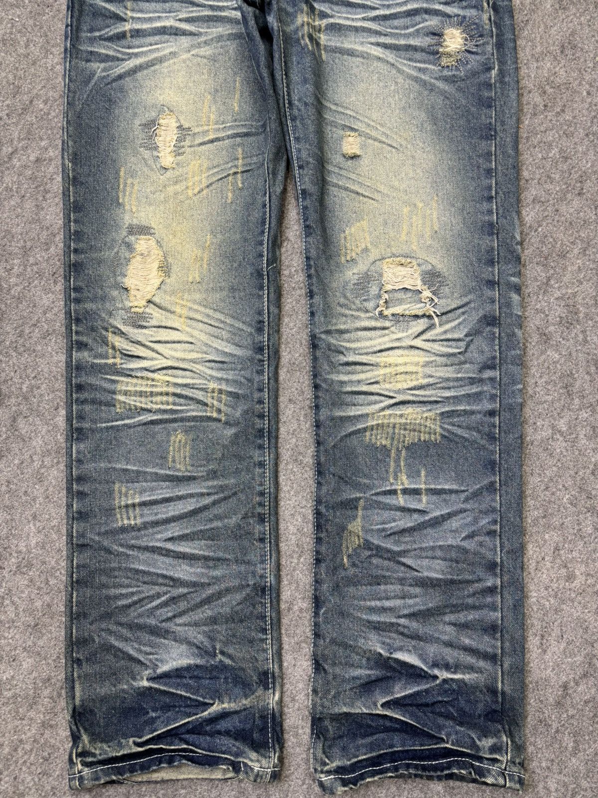 Japanese Brand Superubis Heavy Art Denim F779 Size US 32 / EU 48 - 4 Thumbnail