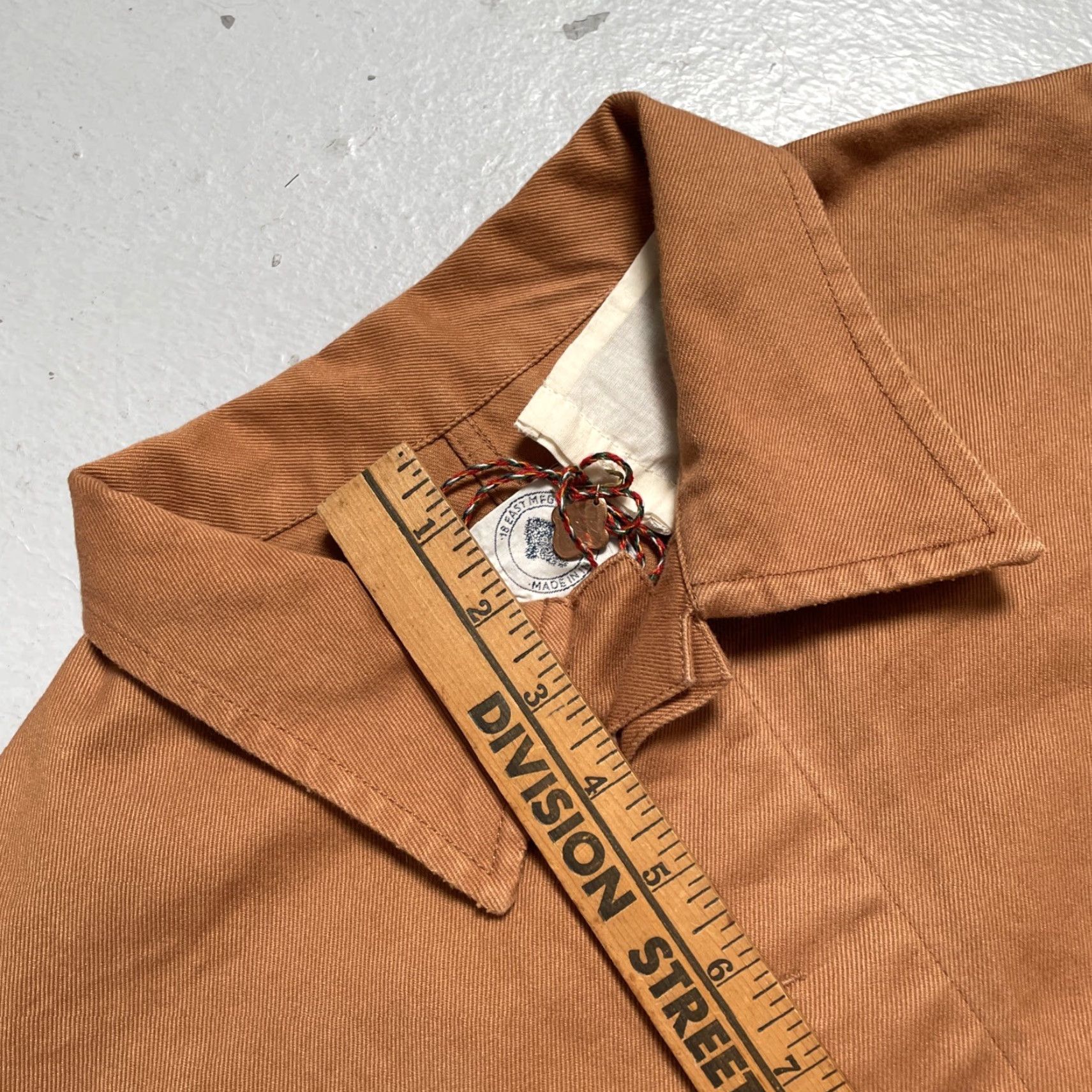 18 East VINTAGE 18 East Chore Coat Jacket Western Canvas 2XL Ochre Unisex Adults NWT Size US XXL / EU 58 / 5 - 4 Thumbnail