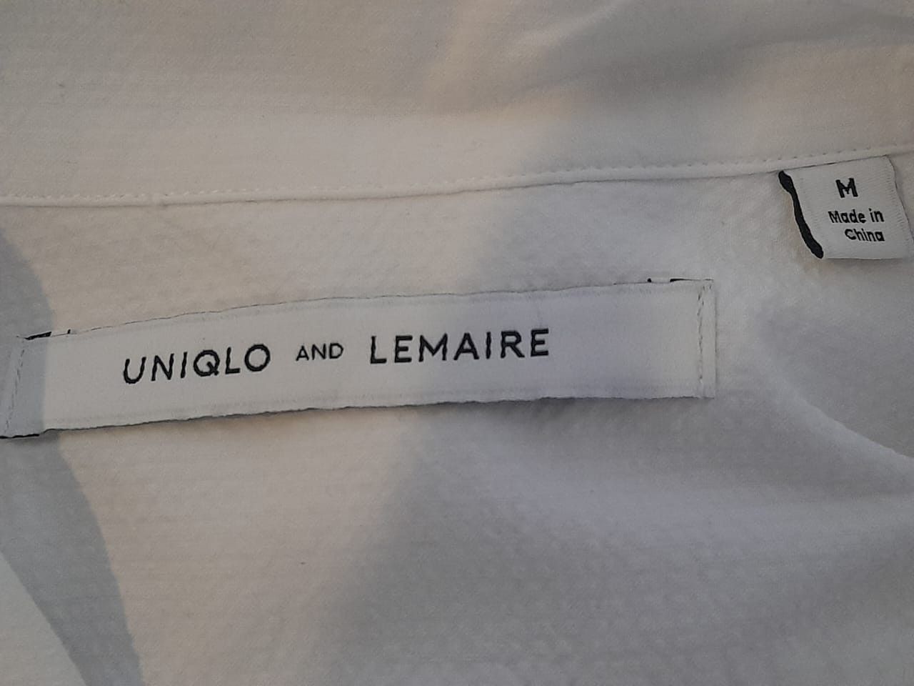 Designer × Japanese Brand × Uniqlo Uniqlo X Le Maire Shirt White Size US M / EU 48-50 / 2 - 4 Thumbnail