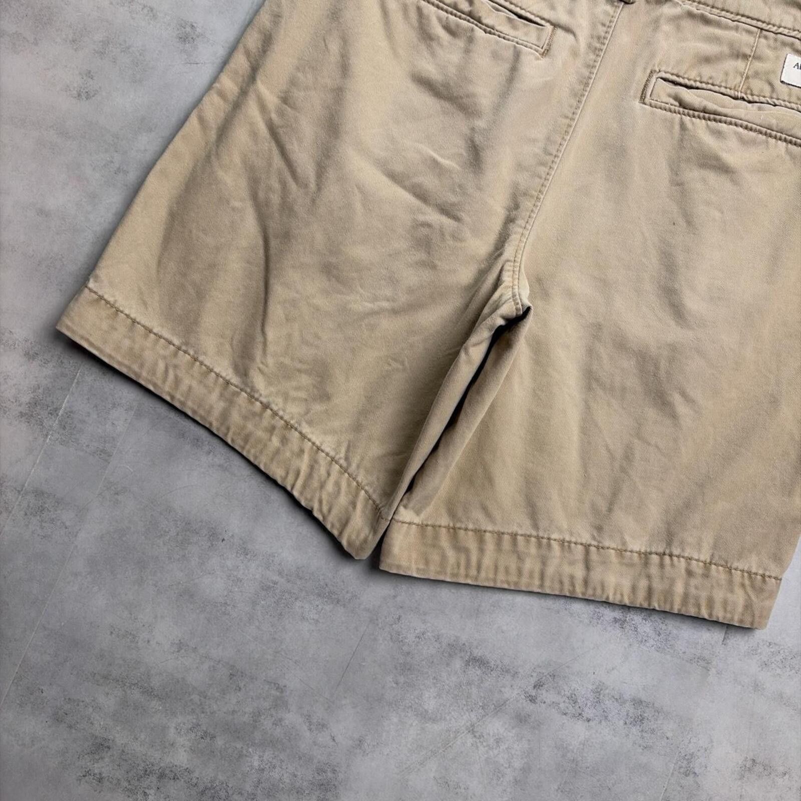 Abercrombie & Fitch Y2K Beige Abercrombie & Fitch Grunge Skater Shorts Size US 28 / EU 44 - 4 Thumbnail