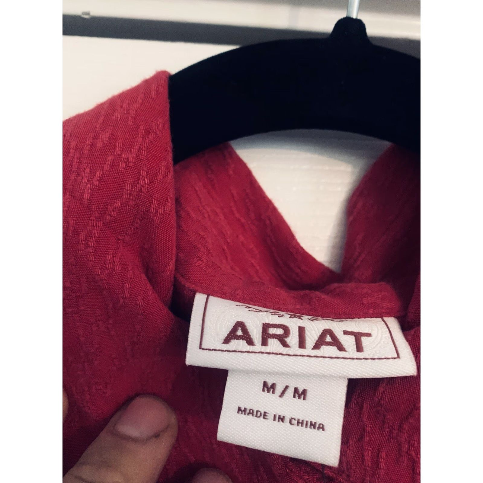 Ariat Ariat Hogan Dress Belted Pockets Snap Button Sz M Red New 10028121 Size M / US 6-8 / IT 42-44 - 4 Thumbnail