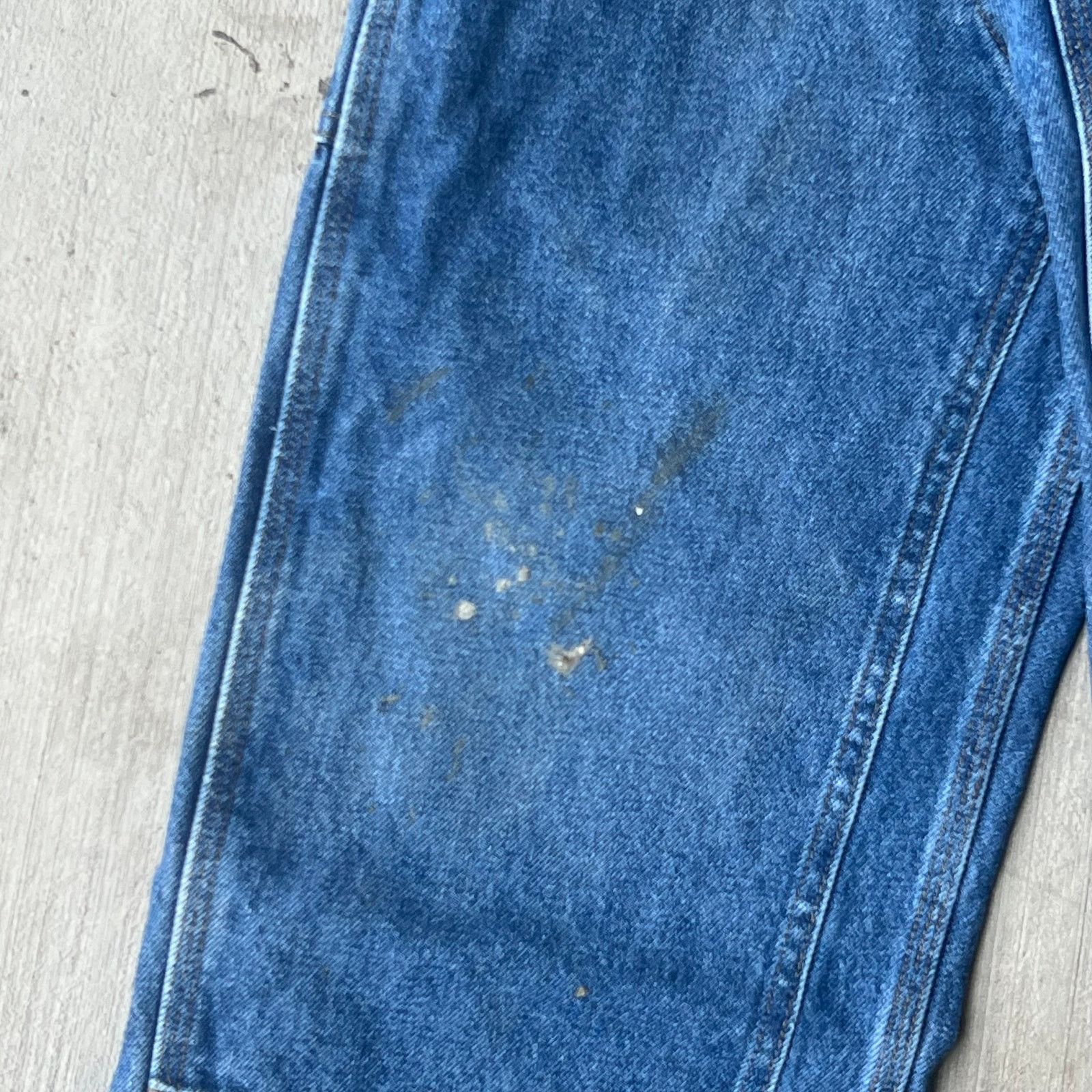 Carhartt × Vintage Carhartt blue denim jeans double knee work carpenter pants Size US 30 / EU 46 - 3 Thumbnail