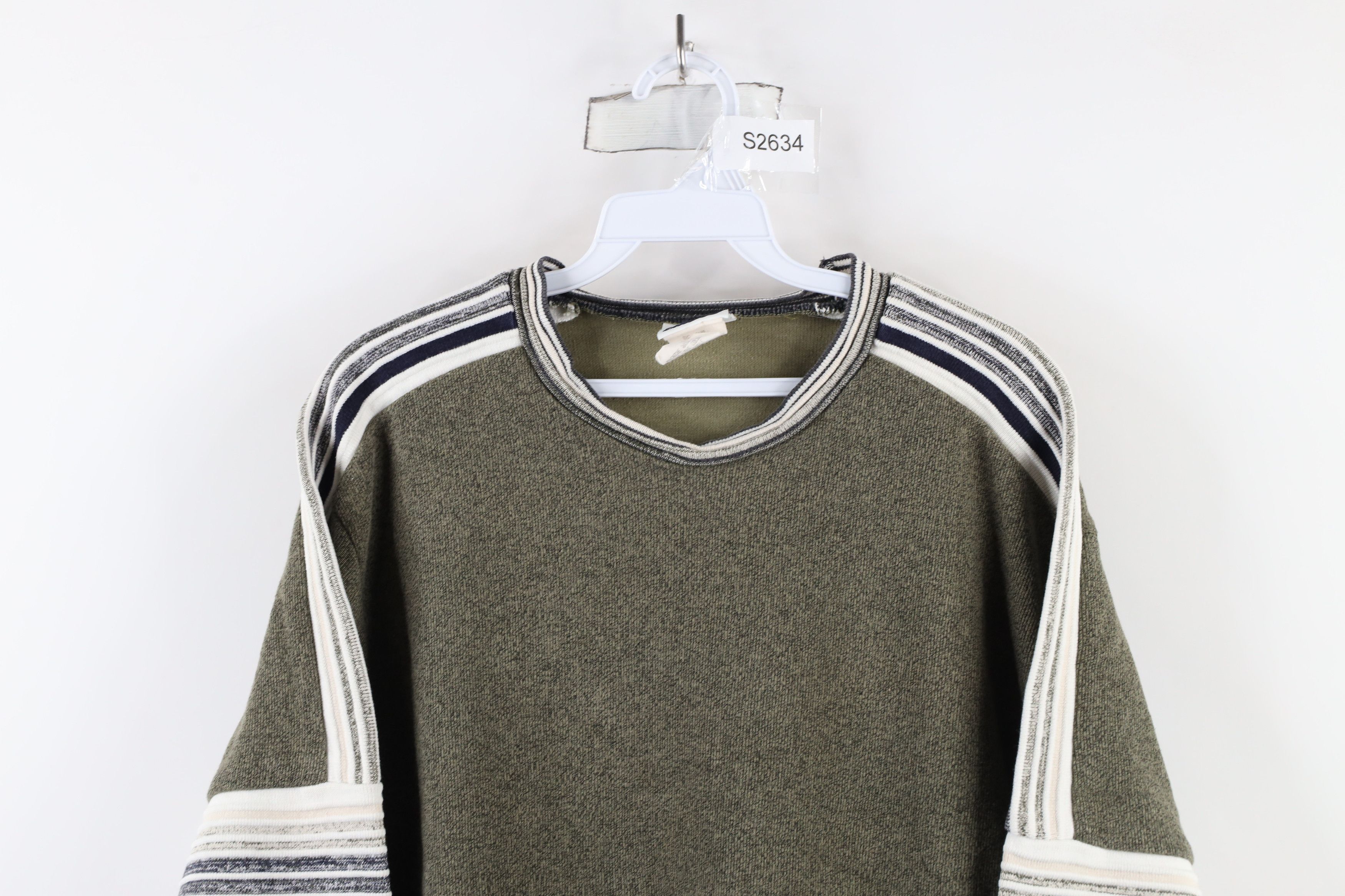 Vintage Vintage 90s Streetwear Heavyweight Knit Long Sleeve T-Shirt Size US M / EU 48-50 / 2 - 2 Thumbnail