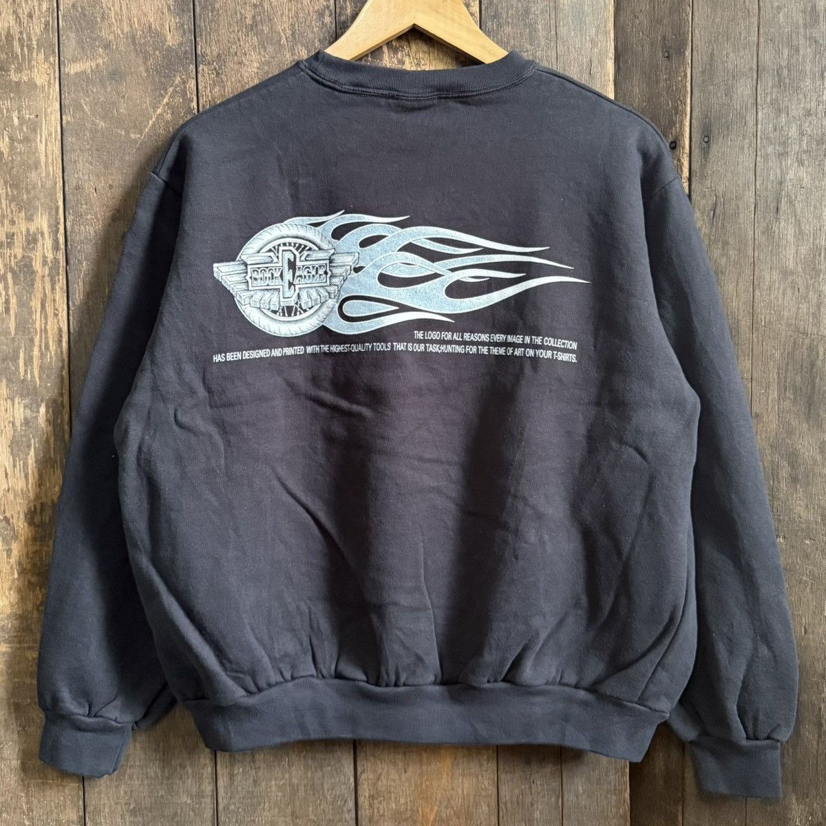 Vintage Vintage Rock Eagle Crewneck Sweatshirt Size US L / EU 52-54 / 3 - 2 Thumbnail