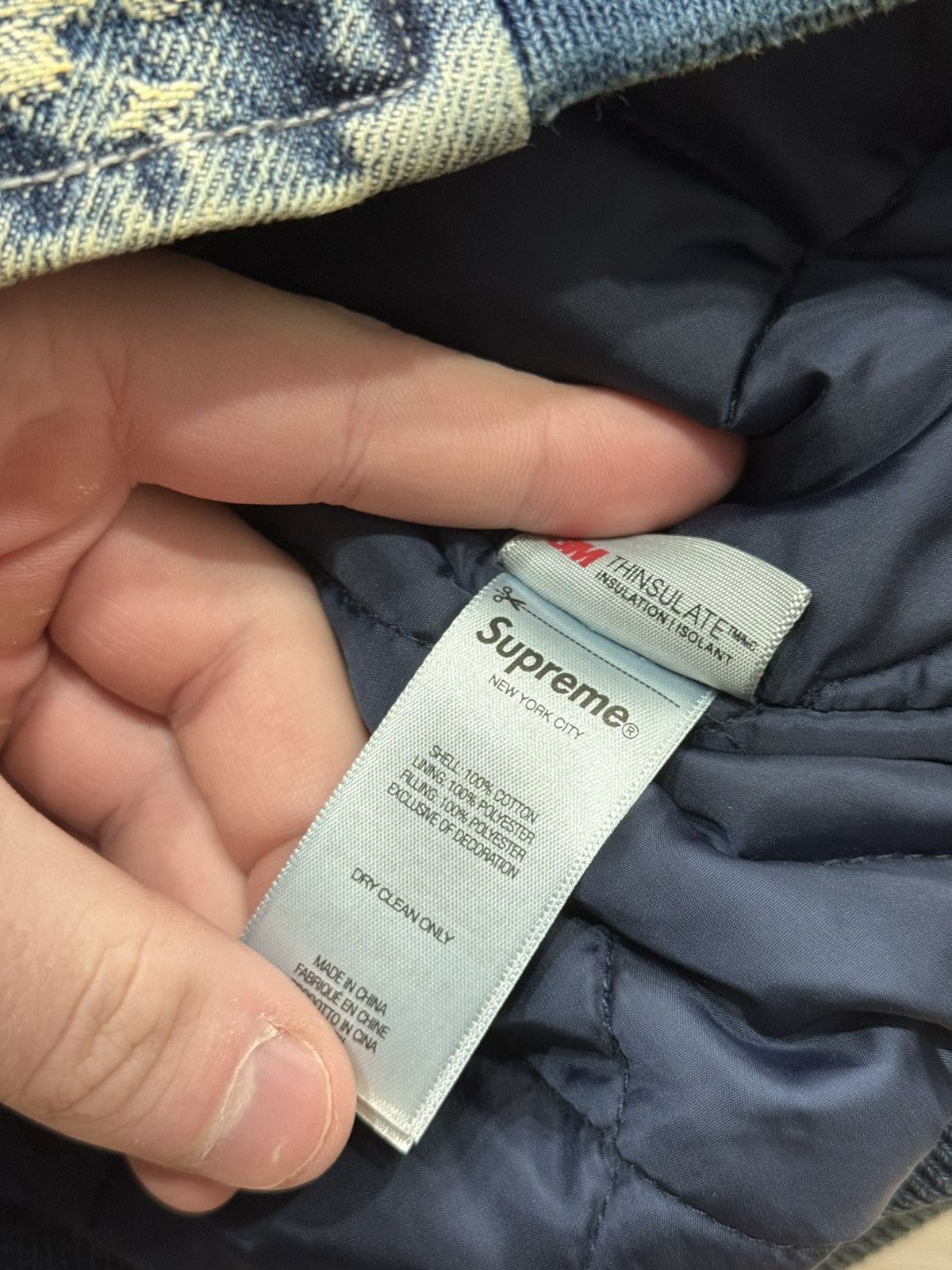 Supreme Supreme Bandana Jacquard Denim Hooded Work Jacket Size US XL / EU 56 / 4 - 16 Thumbnail