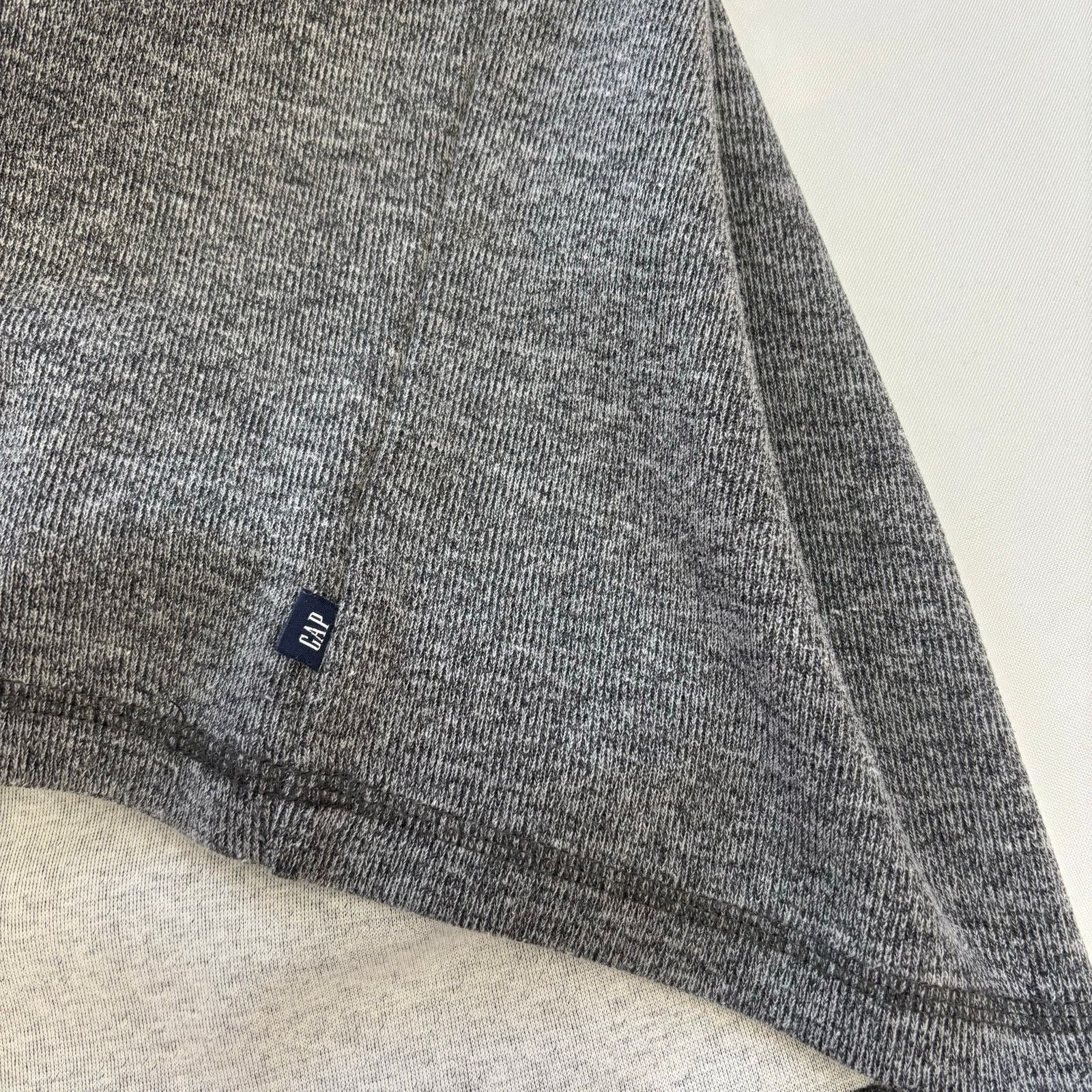 Gap Gap Heathered Gray Quarter Zip Fleece Pullover Sweater L Size US L / EU 52-54 / 3 - 8 Thumbnail