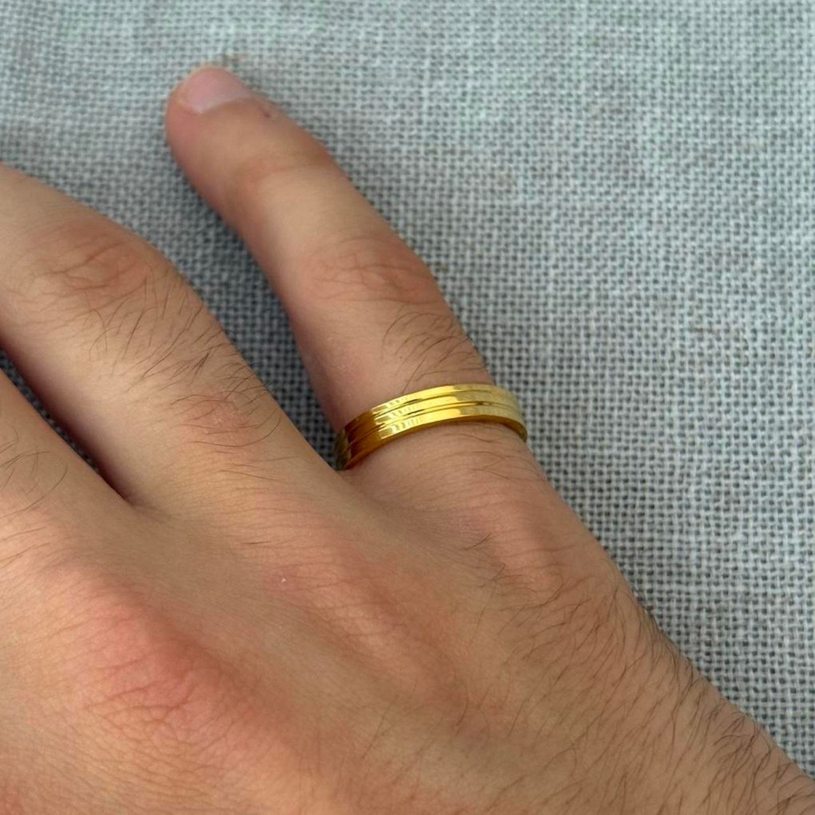 Other Gold layered ring classic y2k WMNS1 Size ONE SIZE - 1 Thumbnail