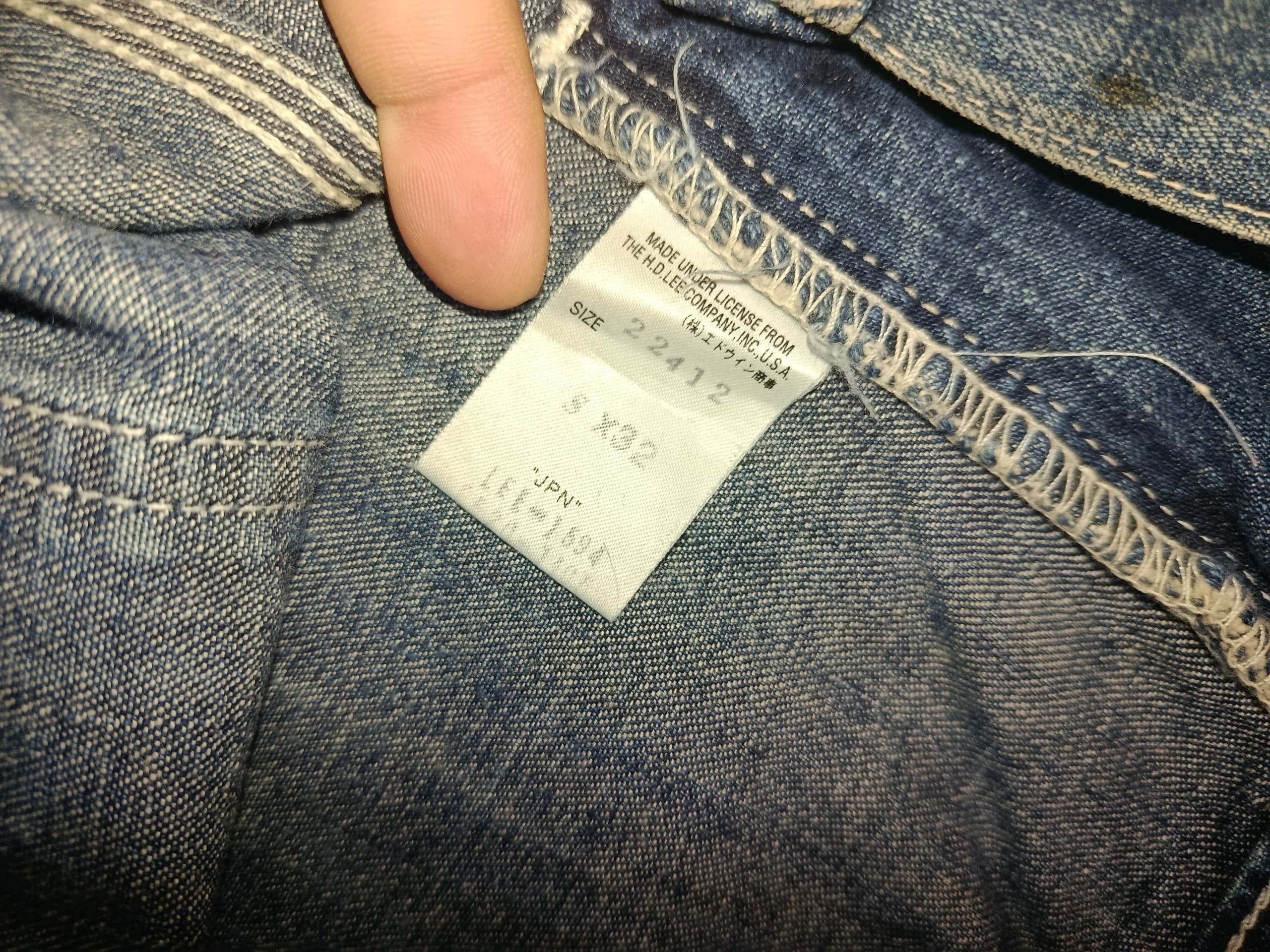 Lee LEE UNION MADE DENIM Size US 31 - 8 Thumbnail