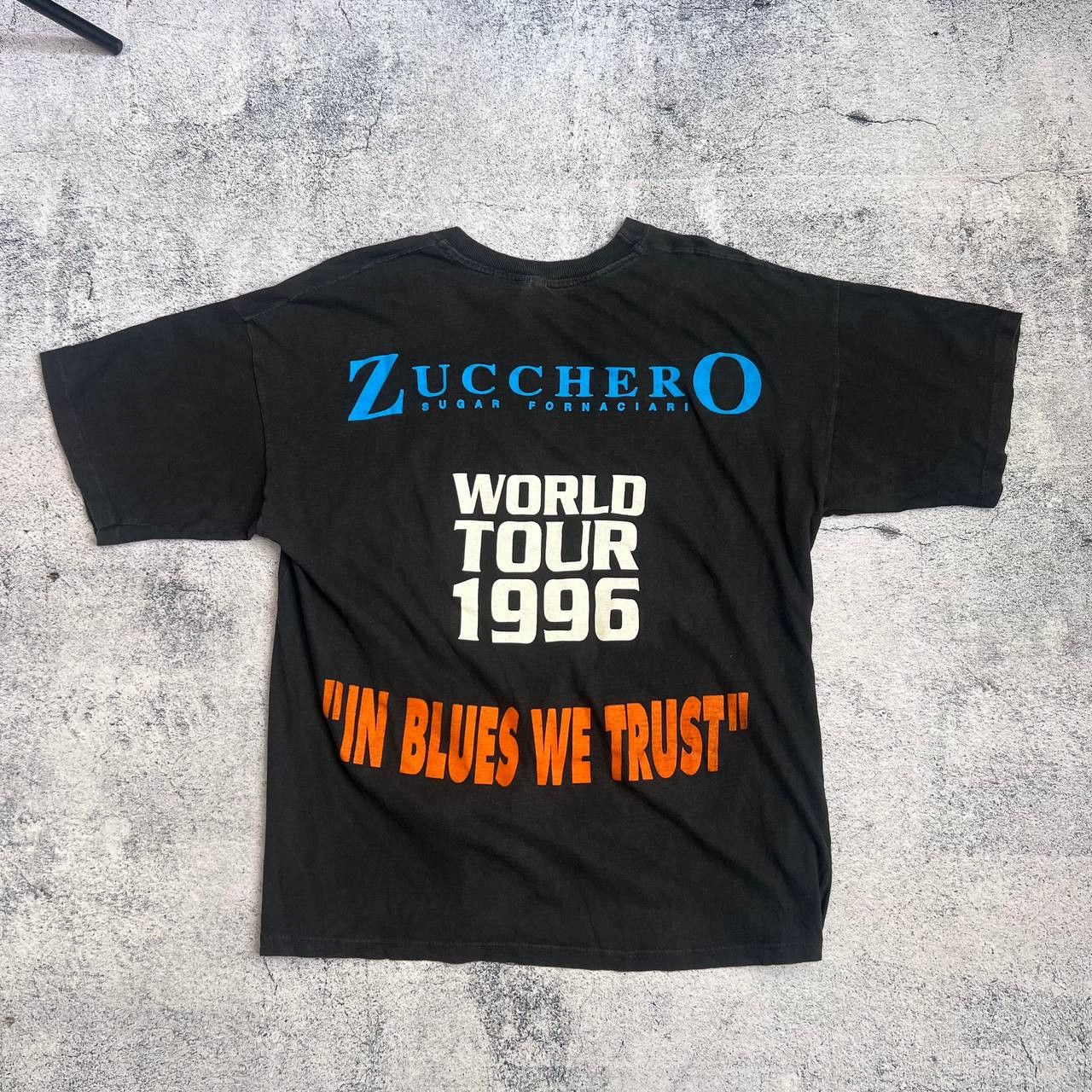 Vintage Vintage 1996 Zucchero Spirito DiVino Tour T-Shirt - XL Size US XL / EU 56 / 4 - 8 Thumbnail