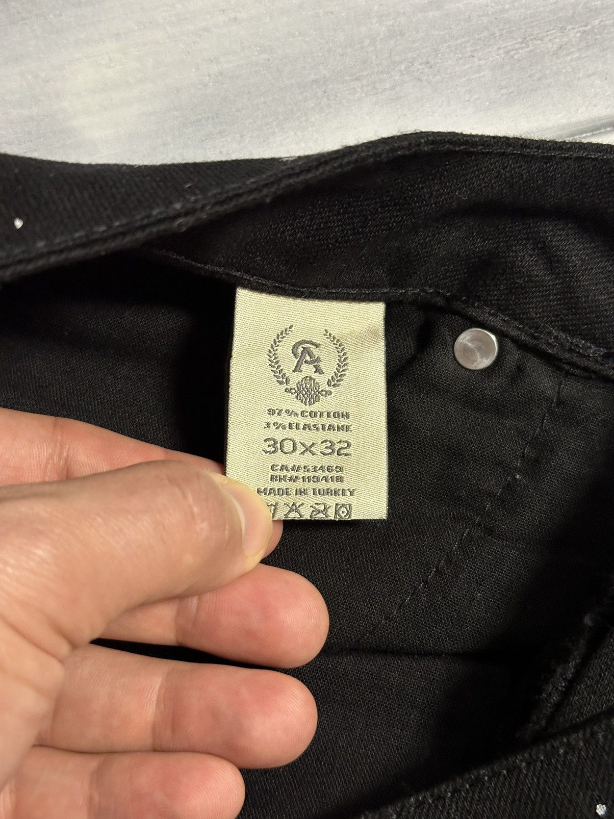 Christian Audigier Rare Jeans Christian Audigier 1958 Japan Avant-Garde style. Size US 30 / EU 46 - 11 Thumbnail