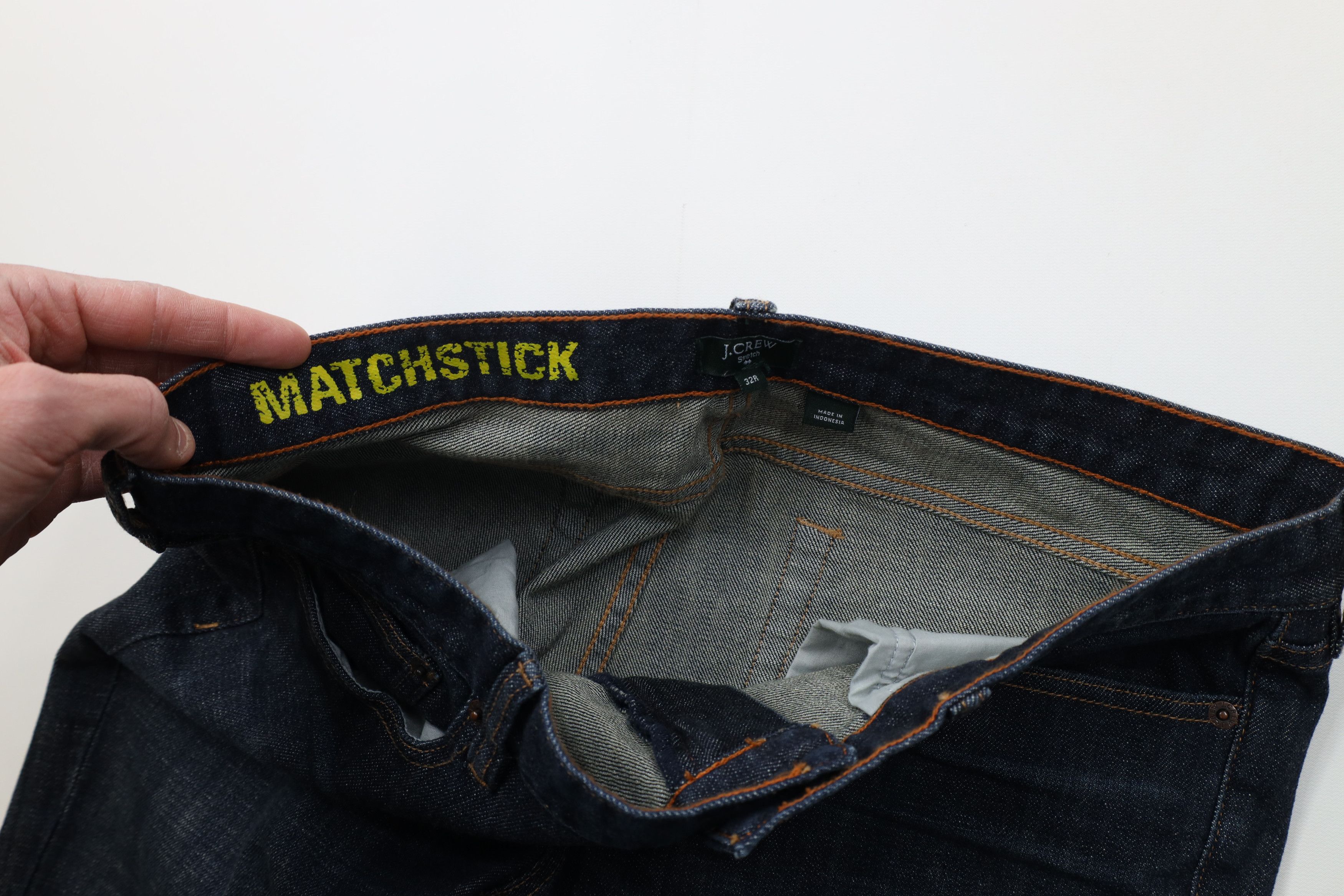 J.Crew Vintage Y2K J Crew Matchstick Straight Leg Jeans Blue Size 32" / US 10 / IT 46 - 8 Thumbnail