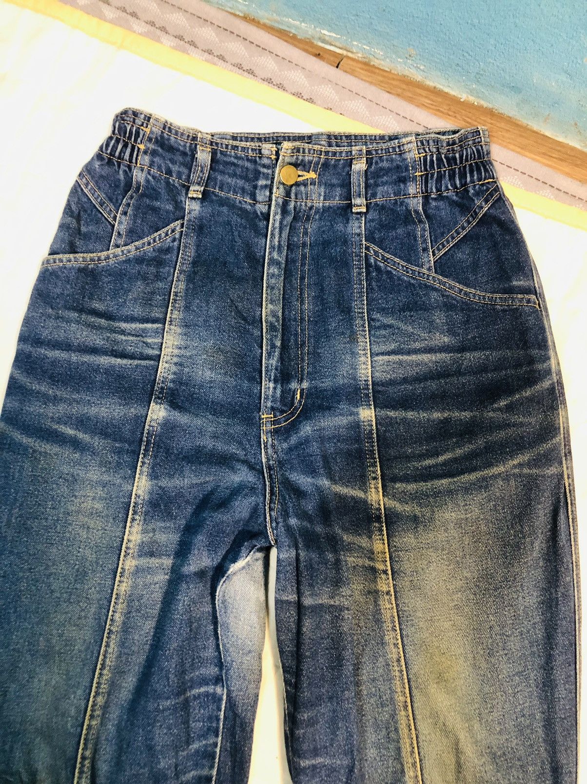 Japanese Brand Unbrand Denim Jeans (10) Size US 27 - 3 Thumbnail