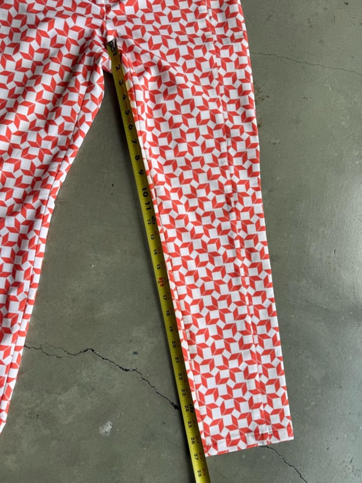 Other Benjefe / Geometric Print Golf Pants / orange / Korean golf Size 28" / US 6 / IT 42 - 7 Thumbnail