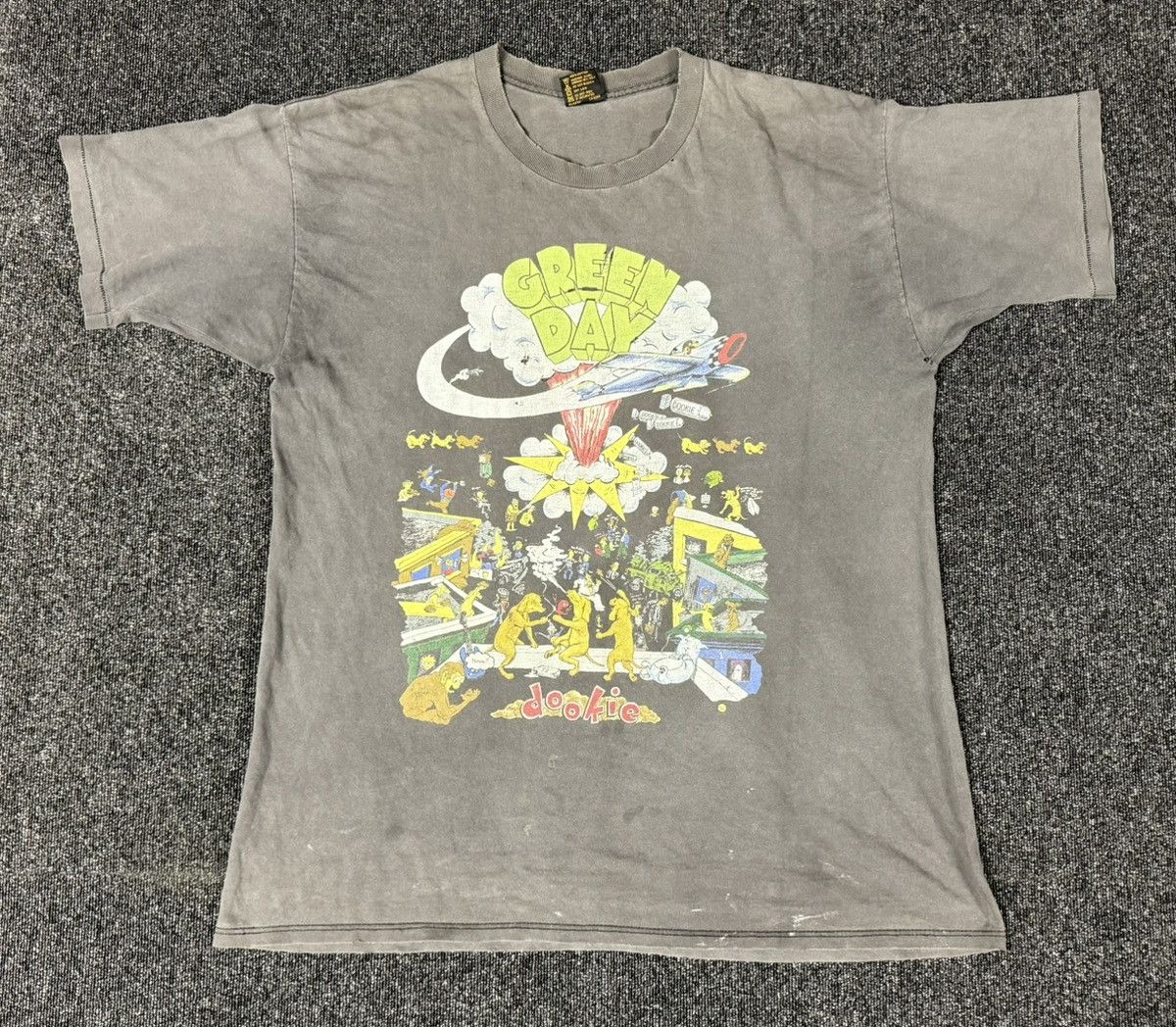 Vintage Vintage Green Day Dookie Tour T shirt XXL Size US XXL / EU 58 / 5 - 1 Thumbnail