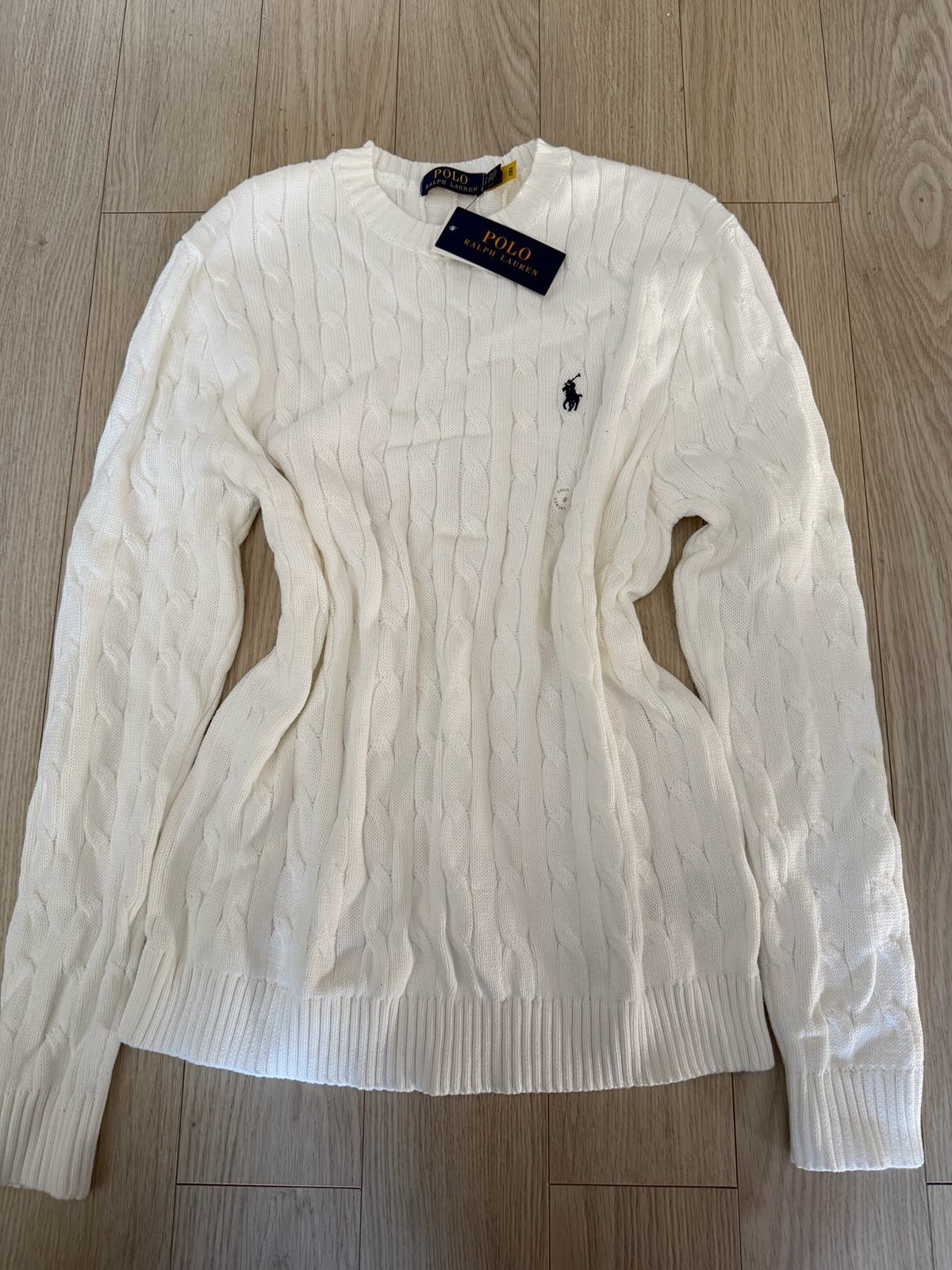 Ralph Lauren Polo Ralph Lauren White knitted sweater Size S / US 4 / IT 40 - 2 Thumbnail