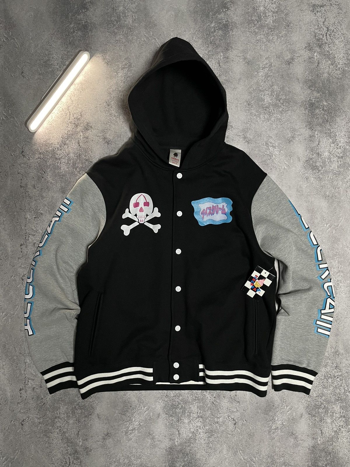 Billionaire Boys Club BBC Icecream Archive Anime Ghost Bomber Jkt Vtg Y2K XL Size US XL / EU 56 / 4 - 2 Thumbnail