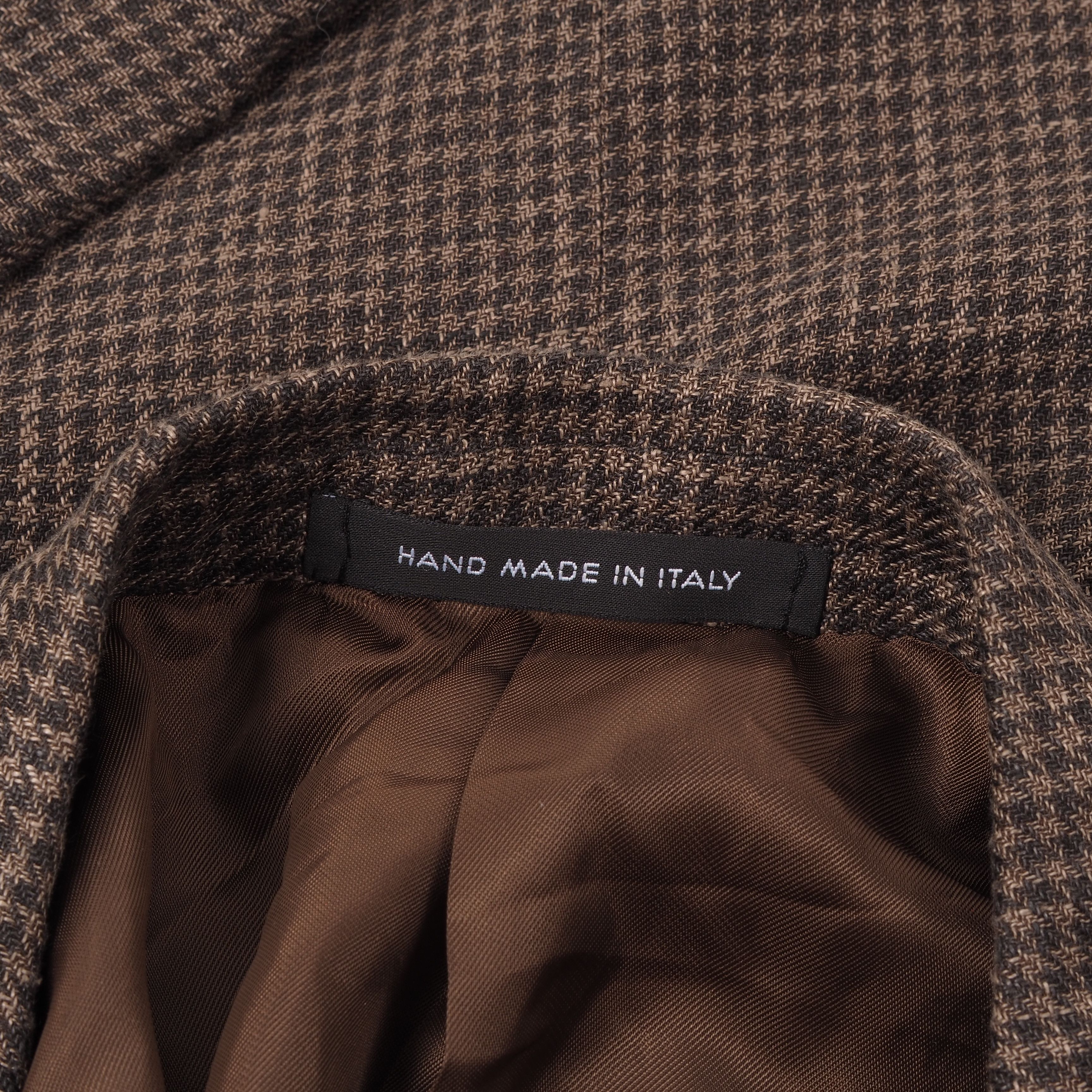 Caruso × Handmade RAFFAELLE CARUSO Linen Wool Silk Sport Coat Blazer Jacket Size 42R - 6 Thumbnail