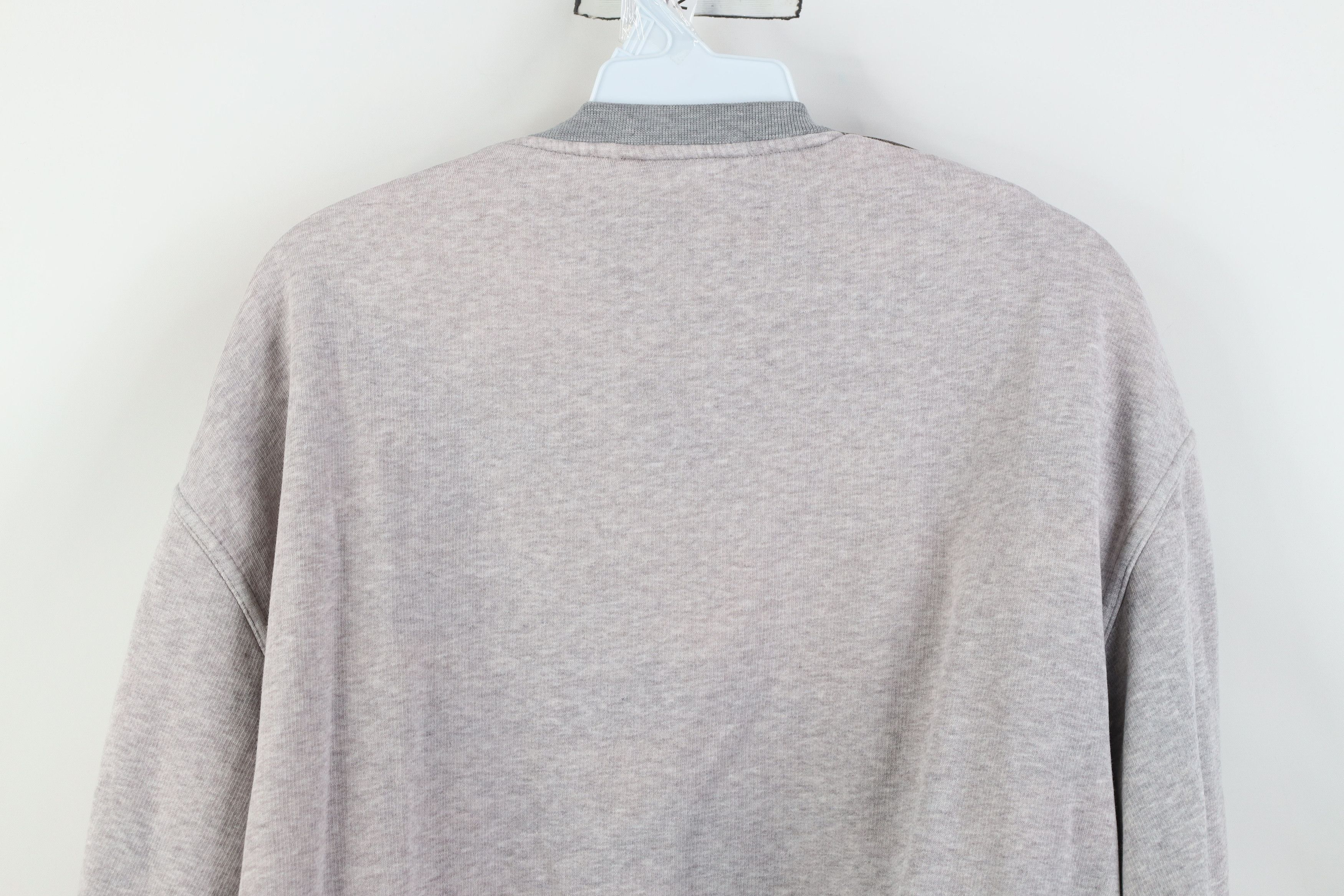 Adidas Vintage Y2K Adidas Spell Striped Crewneck Sweatshirt Gray Size US L / EU 52-54 / 3 - 14 Thumbnail