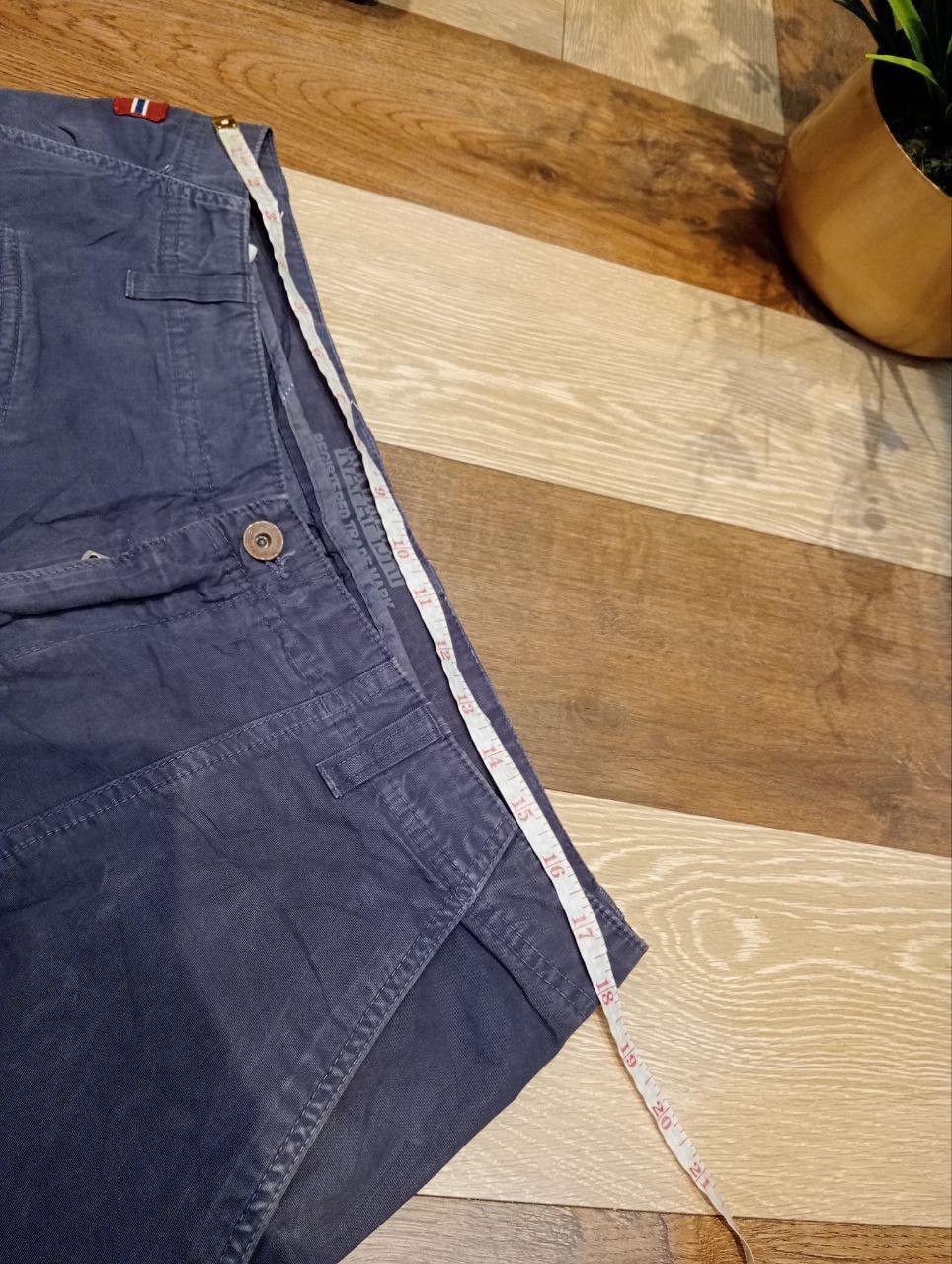 Napapijri NAPAPIJRI FADED BLUE CARGO PANTS Size US 34 / EU 50 - 15 Thumbnail