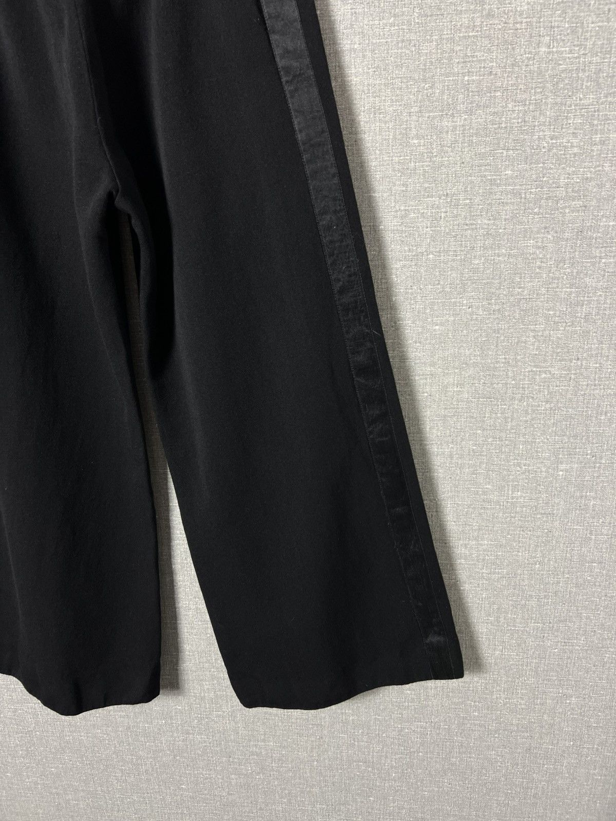 Saint Laurent Paris 70s Saint Laurent High Waist Wide Leg Wool Palazzo Trousers Size 25" / US 0 / IT 36 - 14 Thumbnail