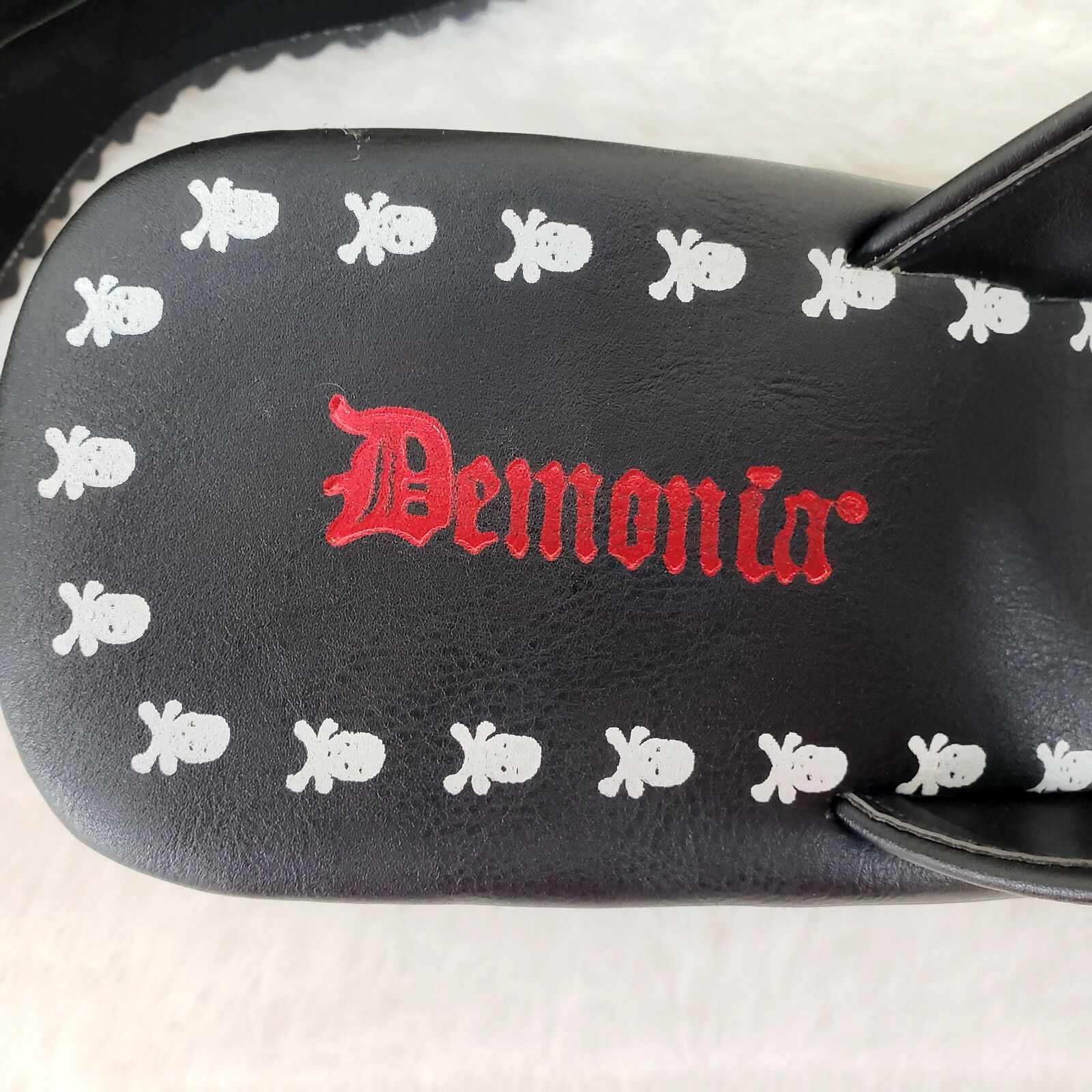 Demonia Cult DEMONIA Flip Demonia Goth Slip On Sandals With Skull Studs N Size US 11 / IT 41 - 8 Thumbnail