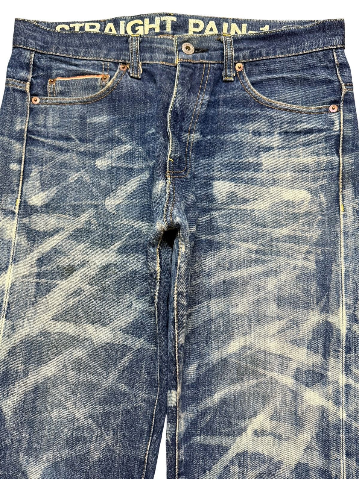 Vintage Covernat Selvedge Faded Wash Clawmark Whisker Loose