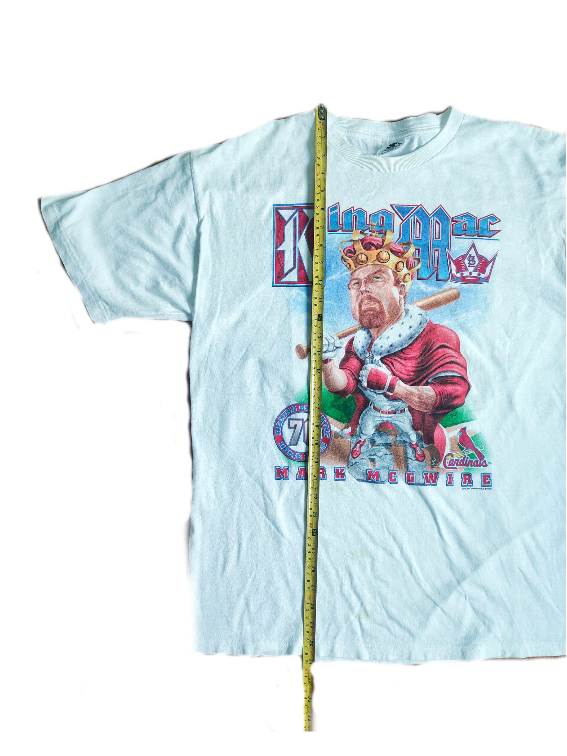 MLB × Starter × Vintage Vintage Mark McGwire "King Mac" 90s T Shirt Size US XL / EU 56 / 4 - 9 Thumbnail