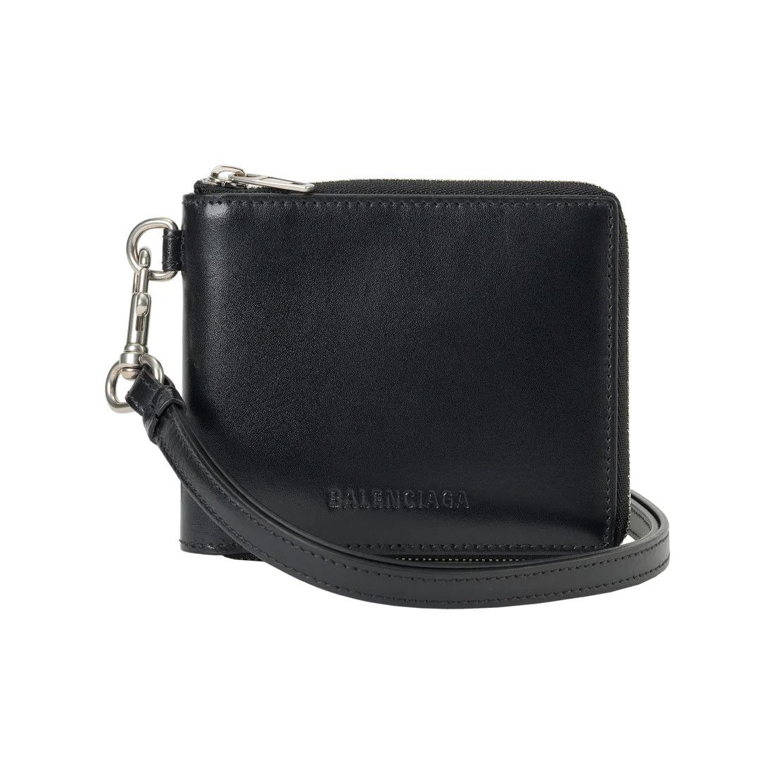 Balenciaga o1bcso1str1024 Size: OS / Essential Small Wallet Strap Black Size ONE SIZE - 2 Thumbnail