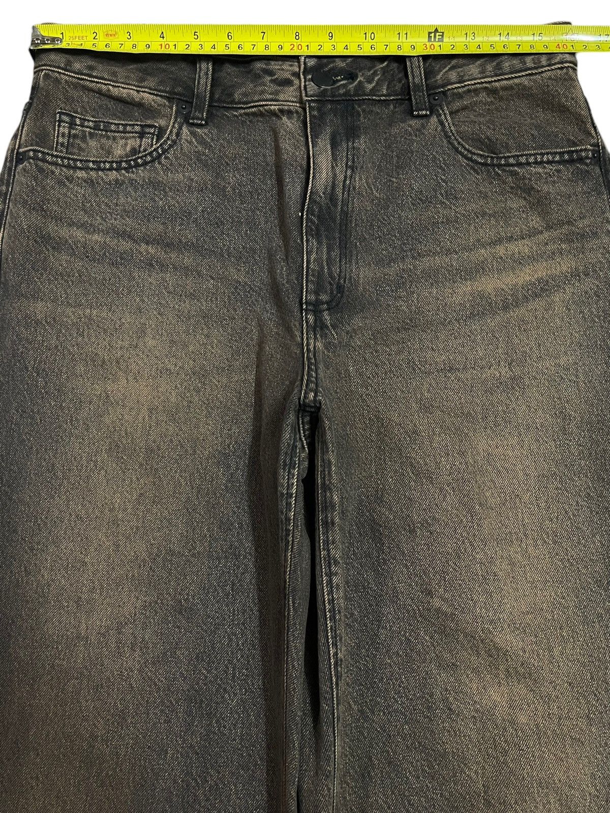 GU Vintage Japanese GU Mud Wash Style Hip Hop Baggy Jeans Size US 32 / EU 48 - 11 Thumbnail