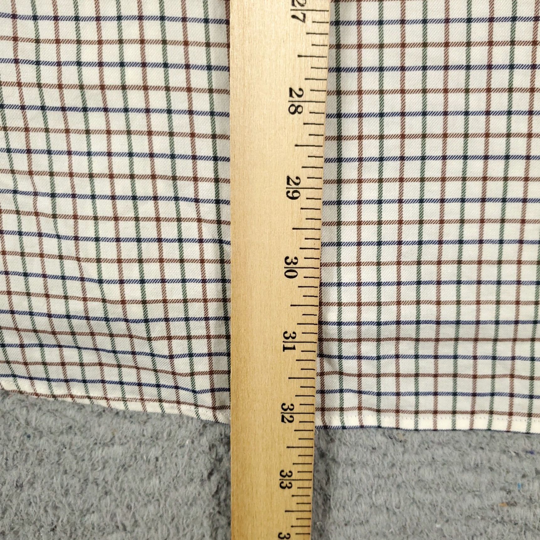 Ralph Lauren Ralph Lauren Shirt Mens 2XL Beige Blue Check Casual Button-Up Long Sleeve Size US XXL / EU 58 / 5 - 4 Thumbnail