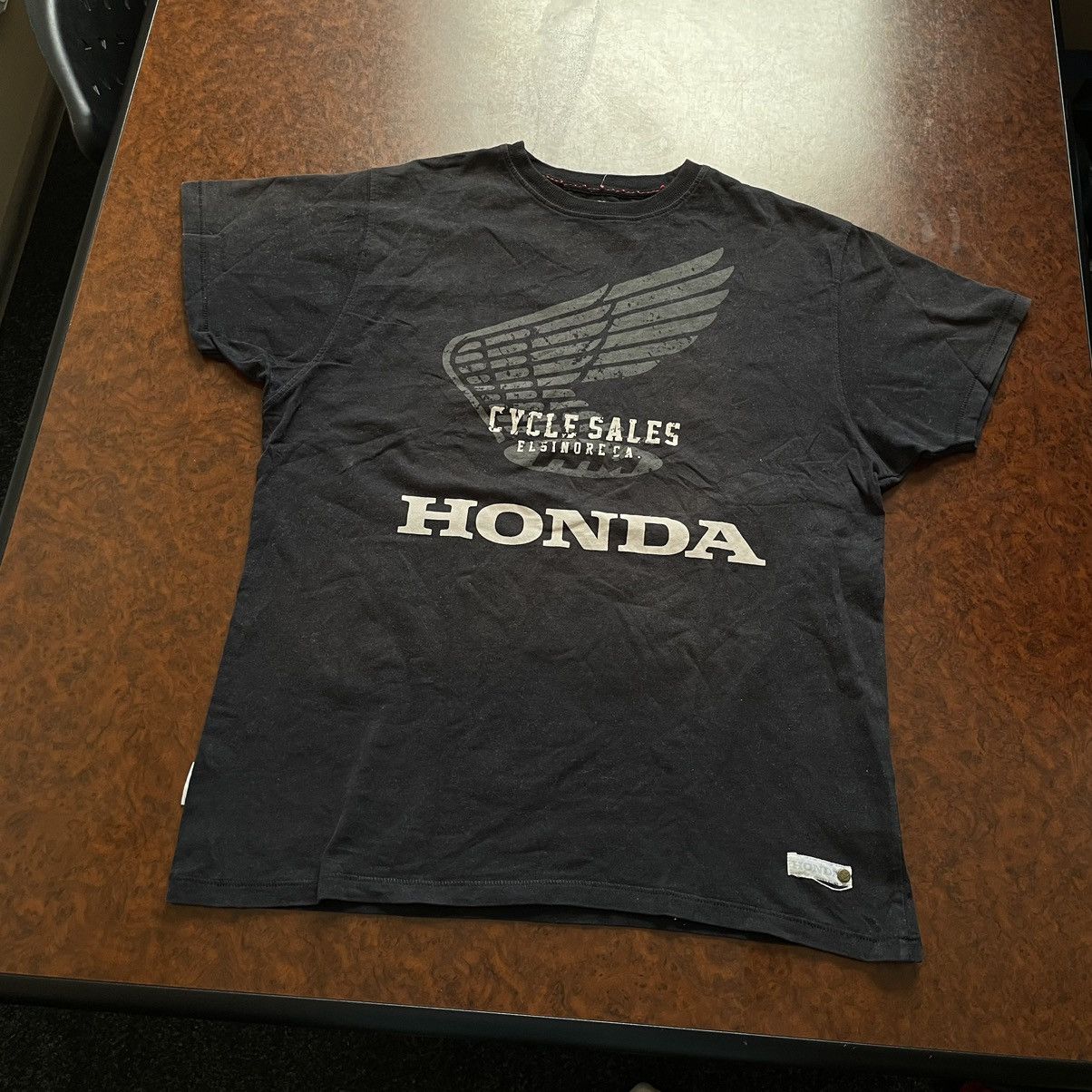Honda × Vintage 90s BOXY LOGO SWOOSH HONDA BAGGY TEE SHIRT MOTO JAPAN Size US M / EU 48-50 / 2 - 1 Thumbnail