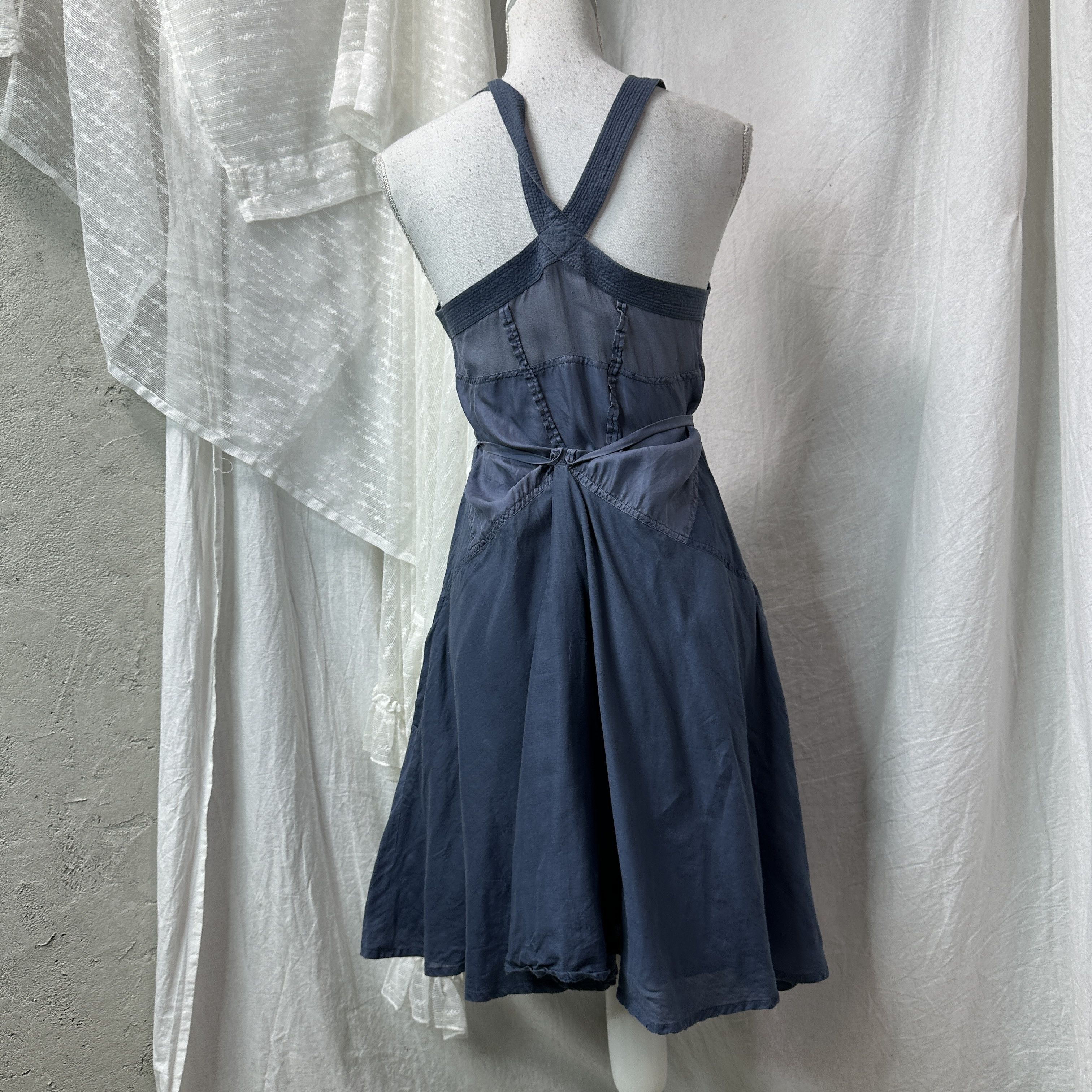 Armani Vintage Silk Preppy Old Money Armani Dress Y2K Size S / US 4 / IT 40 - 3 Thumbnail