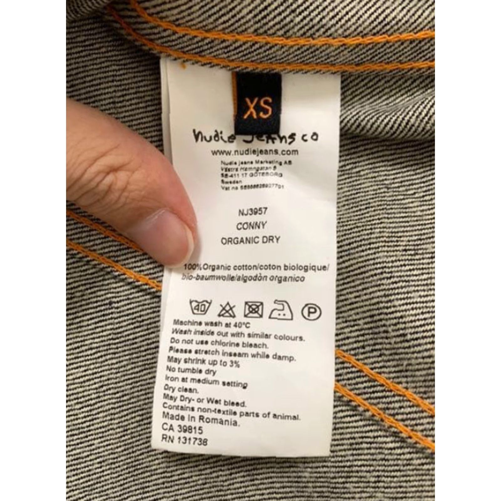 Nudie Jeans Nudie Jeans Conny Denim Jacket XS - Excellent Condition, Rare Model - Jacket - Denim - Men - XS - Nudie Jeans - Denim Jacket - 90s? Size US 27 - 3 Thumbnail