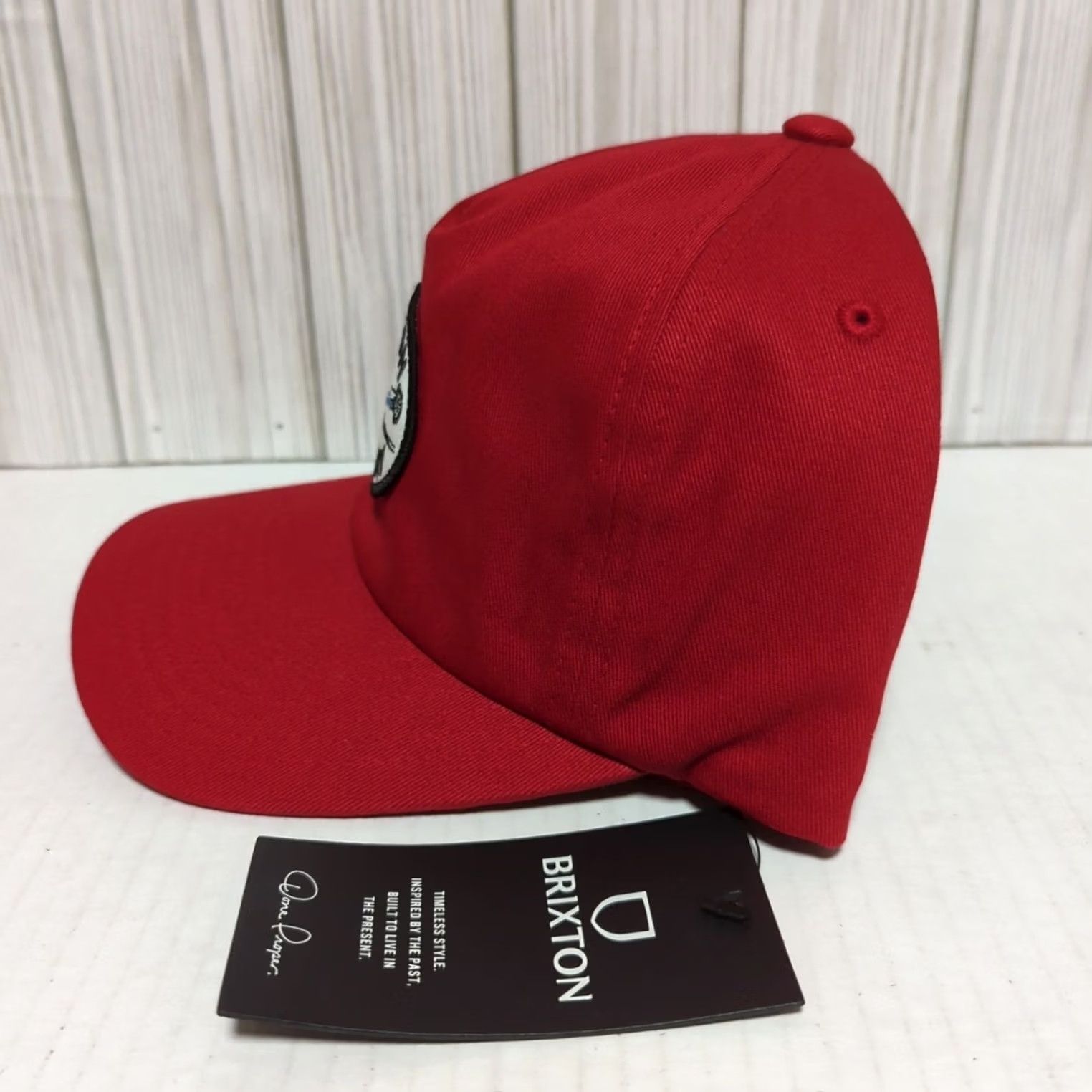 Brixton Brixton Dragway Hat Cap MP Race Patch A-Frame Unstructured Trucker Snapback Cars Hats Red One Size Men Adjustable Cotton Snapback Unstructured Size ONE SIZE - 4 Thumbnail