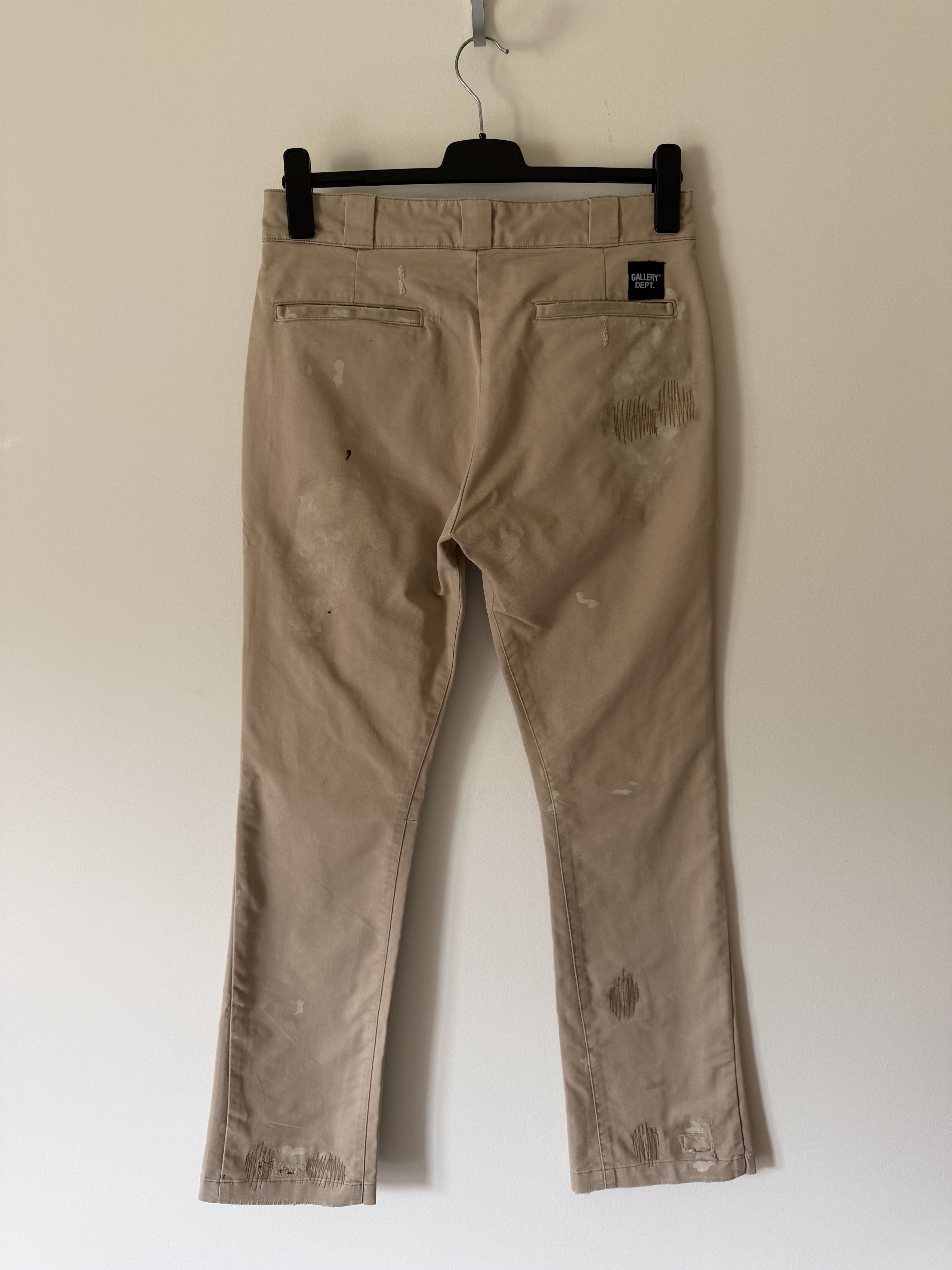 Gallery Dept. Gallery Dept Rico Chino Flare Pants in Tan Size US 33 - 6 Thumbnail