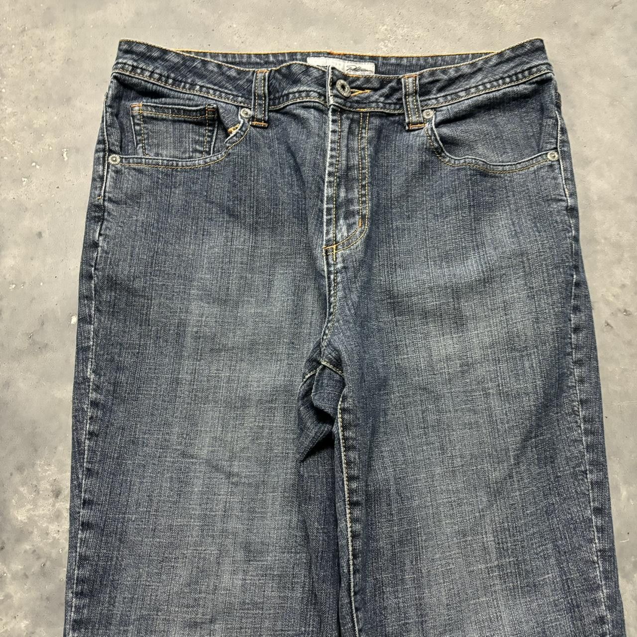 Japanese Brand × Vintage Crazy Vintage Y2K/2000s Grunge Dark Wash Denim Jeans! Size US 29 - 5 Thumbnail