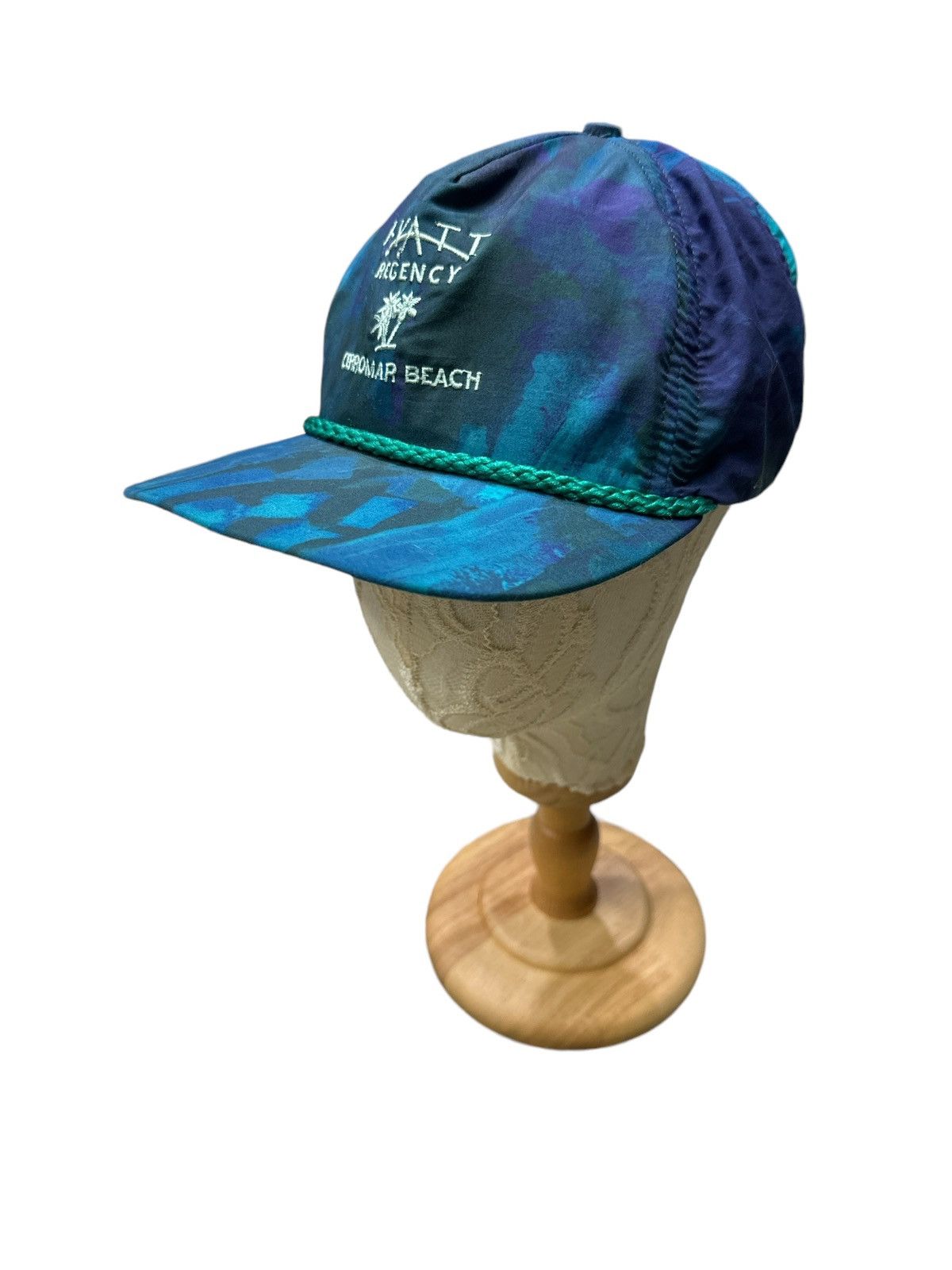 Vintage 1990s HYATT REGENCY HOTEL CERROMAR BEACH NYLON CAP HAT Size ONE SIZE - 3 Thumbnail