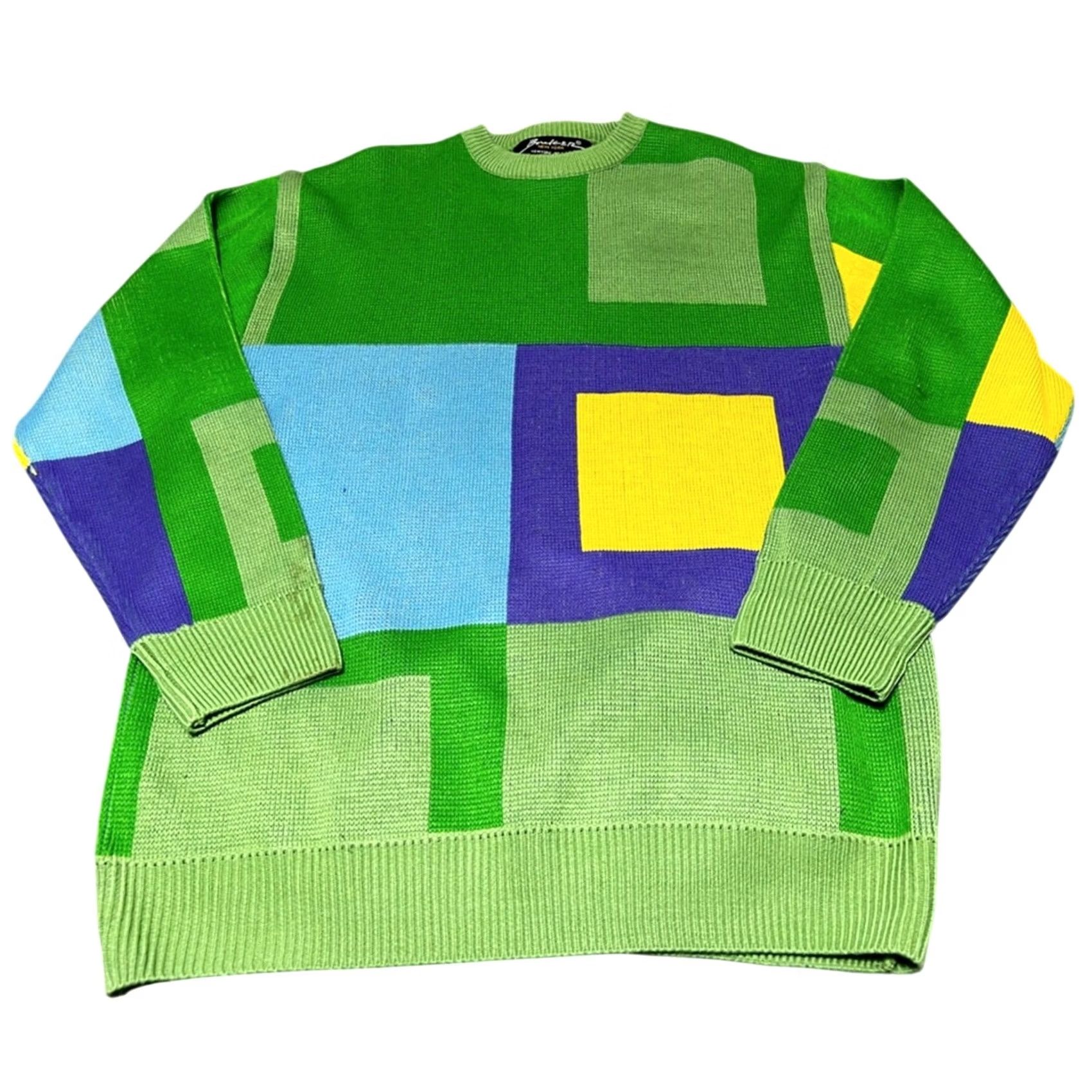 Coogi VINTAGE Bucker New York Sweater Mens LARGE Pullover Stretch 80s Biggie Coogi Size US L / EU 52-54 / 3 - 2 Thumbnail