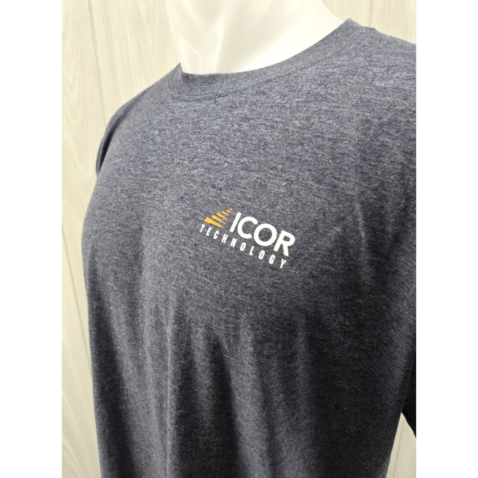 Gildan ICOR TECHNOLOGY Caliber Robot T Shirt Size 2XL Gray Blue Men's T-Shirt Short Sleeve 2XL Gray Size US XXL / EU 58 / 5 - 6 Thumbnail