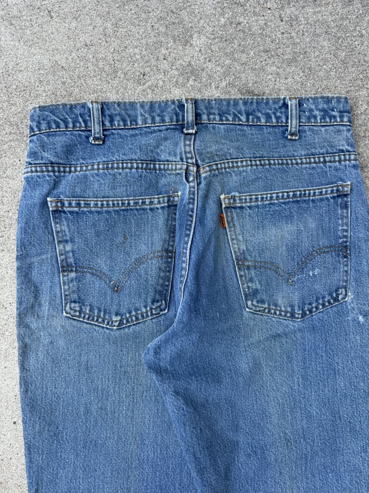 Levi's × Vintage Vtg 70s Levi’s 646 Orange Tab Bellbottom Flare Jeans 32x31 Size US 32 / EU 48 - 7 Thumbnail
