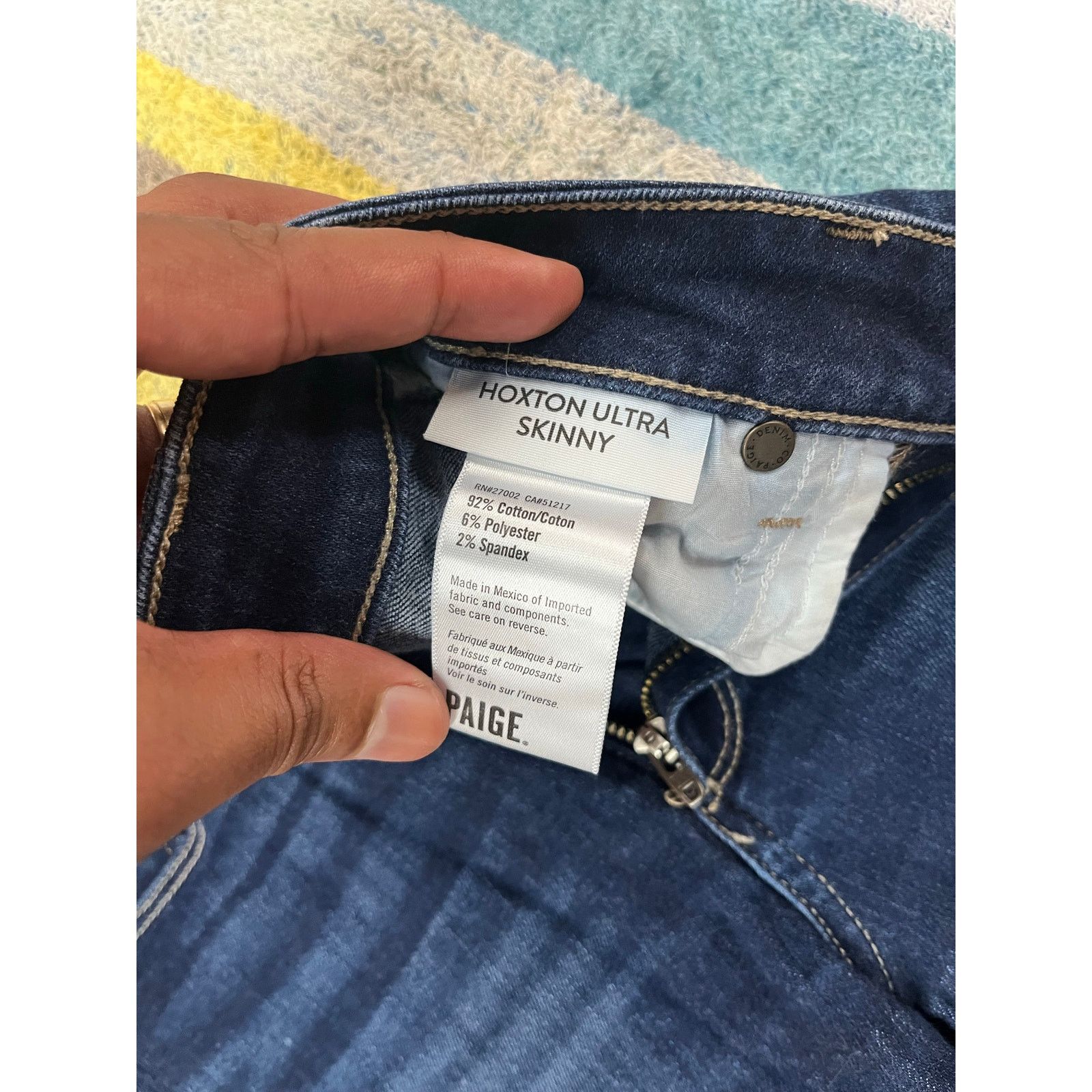 Paige Paige - HOXTON ULTRA SKINNY / size 25 / Montana Blue Size 25" / US 0 / IT 36 - 7 Thumbnail