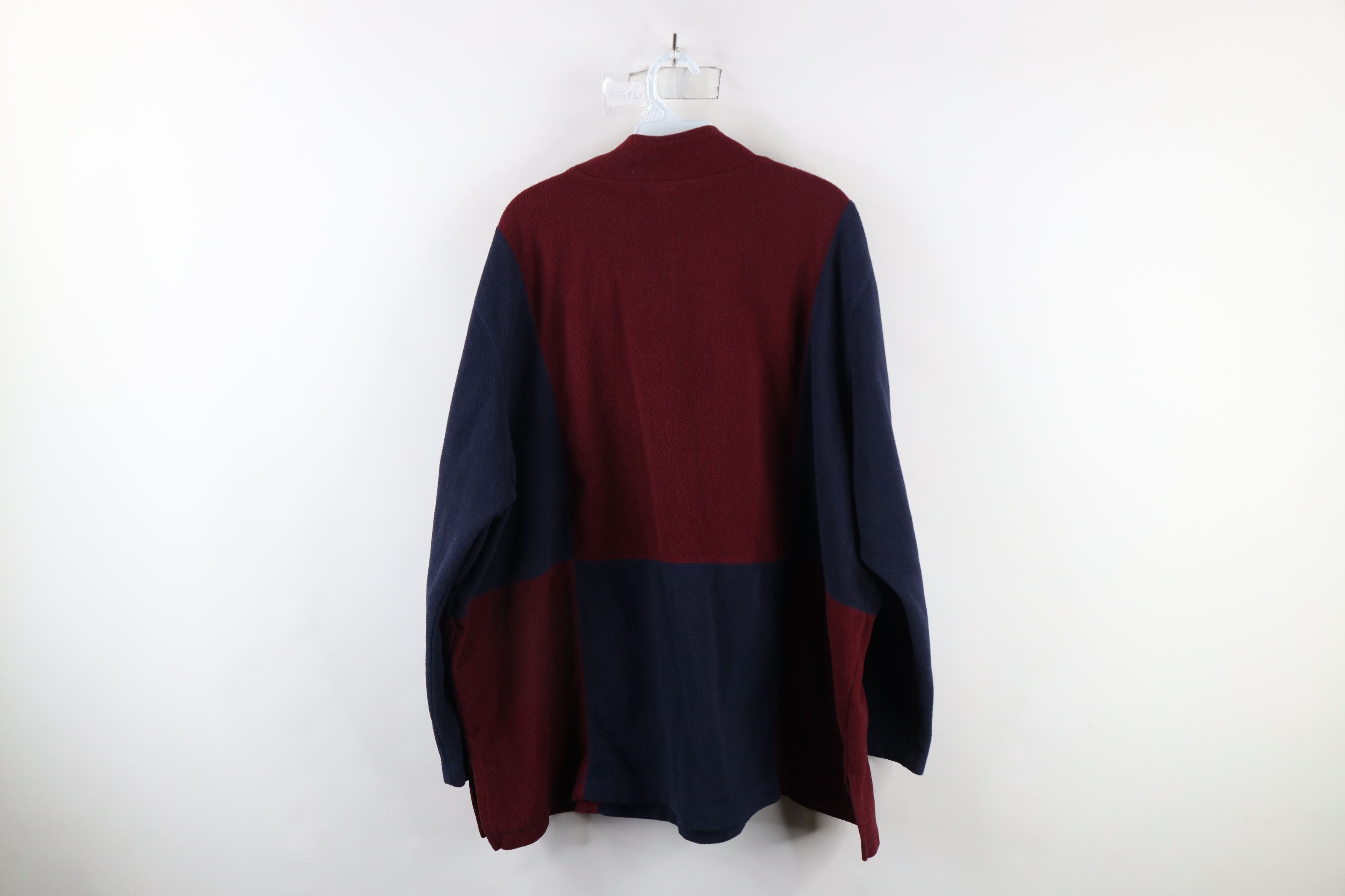 Vintage Vintage 90s Streetwear Half Zip Fleece Pullover Sweater Size 3XL / US 20-22 - 7 Thumbnail