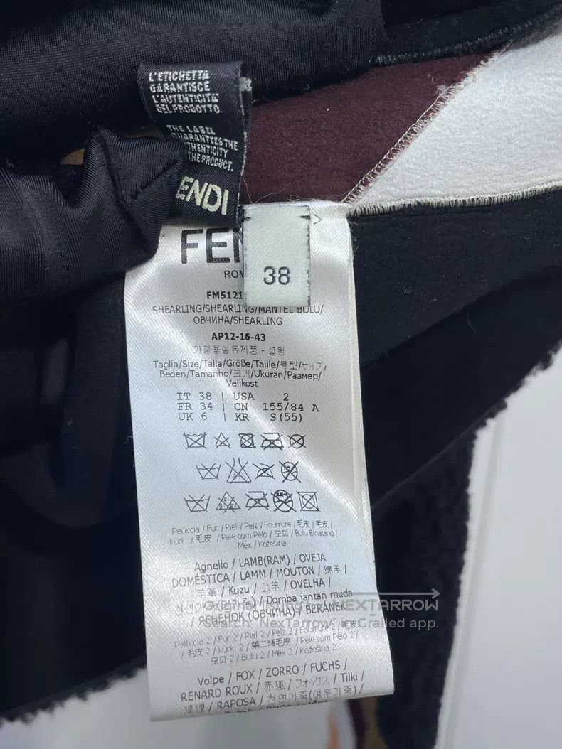 Fendi Fendi Heavyweight Patchwork Fur Jacket Size XS / US 0-2 / IT 36-38 - 8 Thumbnail