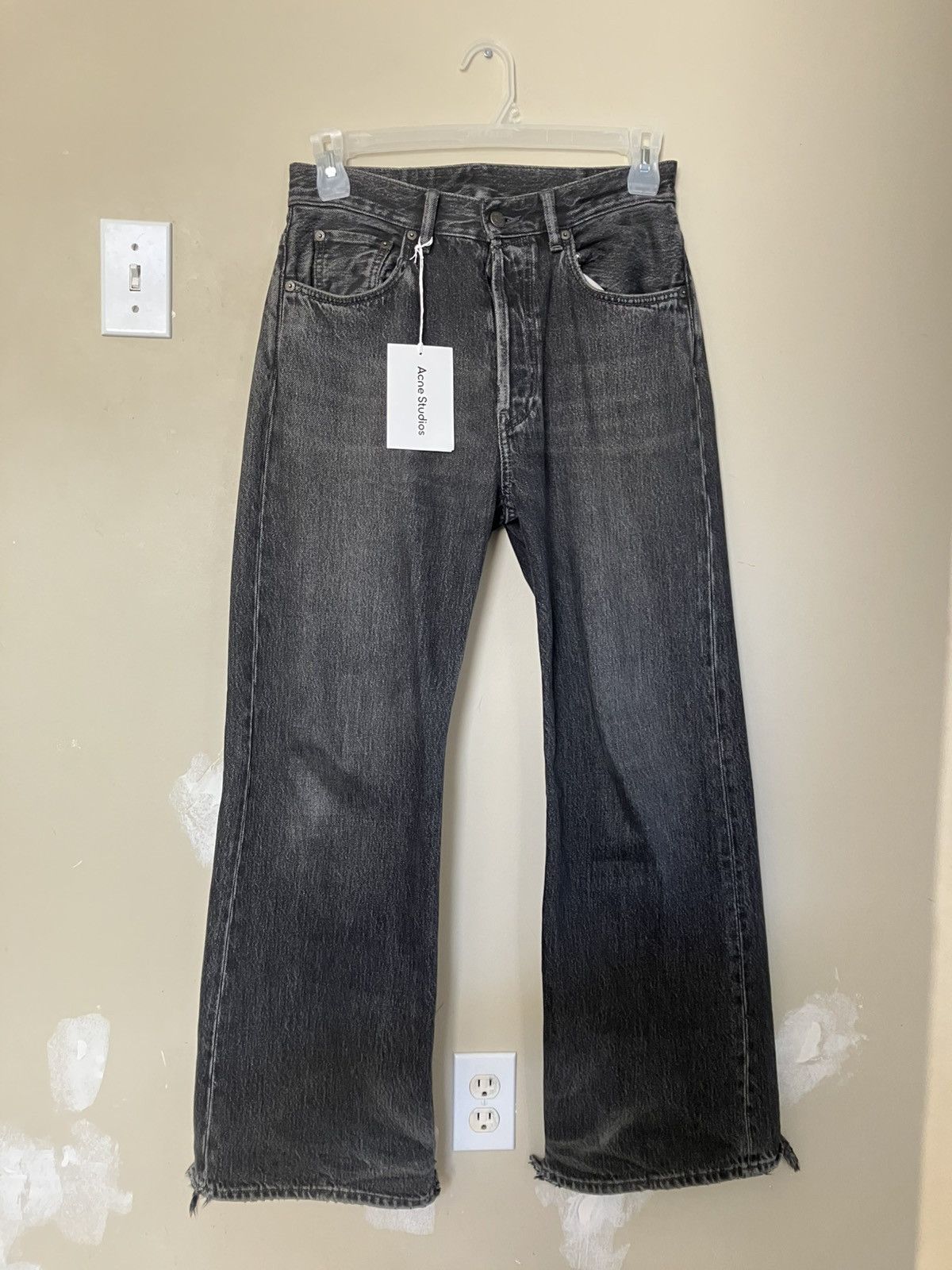 Acne Studios Acne Studios 2021m Black Jeans 29/30 Size US 29 - 1 Thumbnail