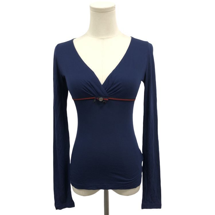 Gucci Gucci Web Detail Long Sleeve Top Size XS Size XS / US 0-2 / IT 36-38 - 1 Thumbnail