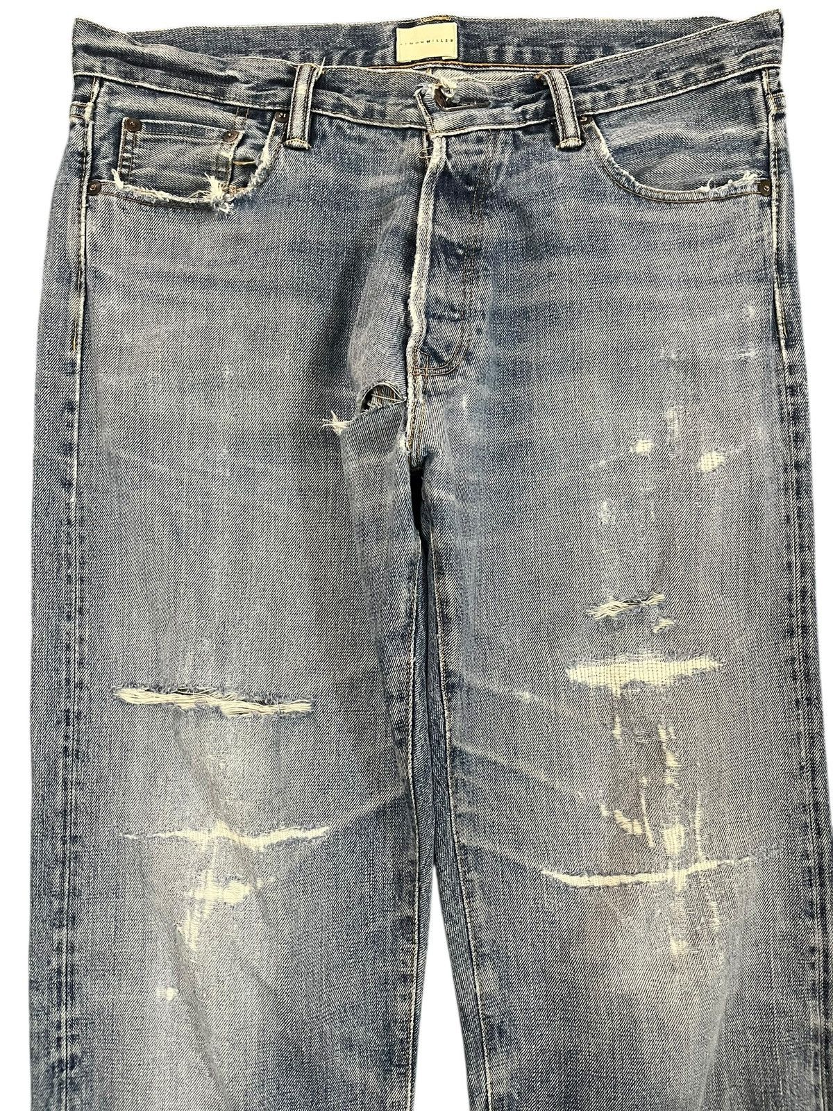 Fabric Brand & Co. × POST ARCHIVE FACTION (PAF) × Simon Miller Vintage Simon Miller Selvedge Ripped Distressed Denim Size US 35 - 2 Thumbnail