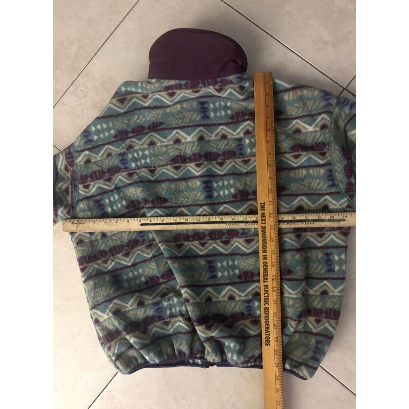 Vintage VINTAGE Columbia Aztec 1/4 Zip Sweater Womens XL Long Sleeve Pullover 4057 Size XL / US 12-14 / IT 48-50 - 6 Thumbnail