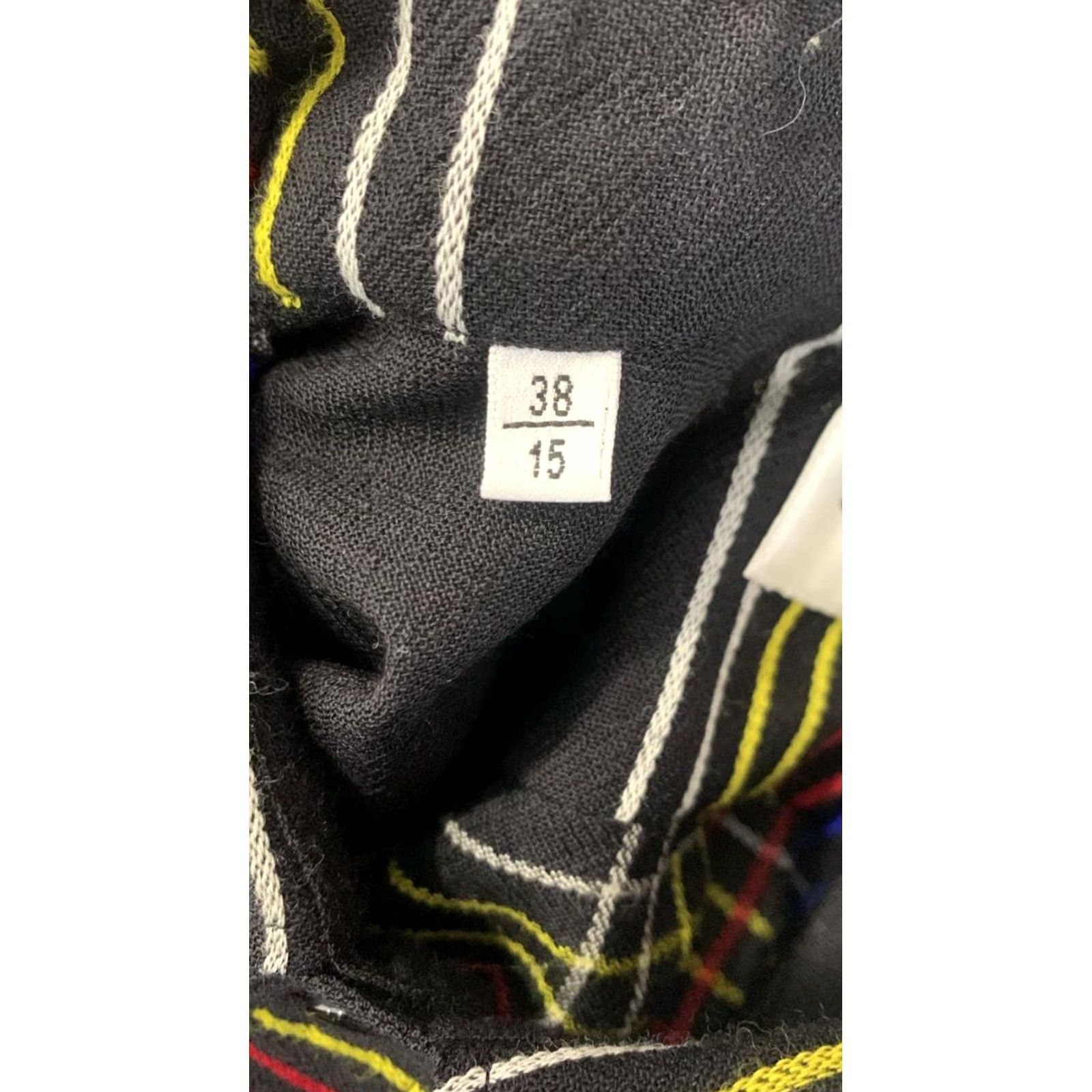 Yves Saint Laurent SAINT LAURENT PARIS Multi-Color Plaid Flannel Shirt Men 38/15 Button-Up Long Sleeve Made Italy Size US M / EU 48-50 / 2 - 7 Thumbnail