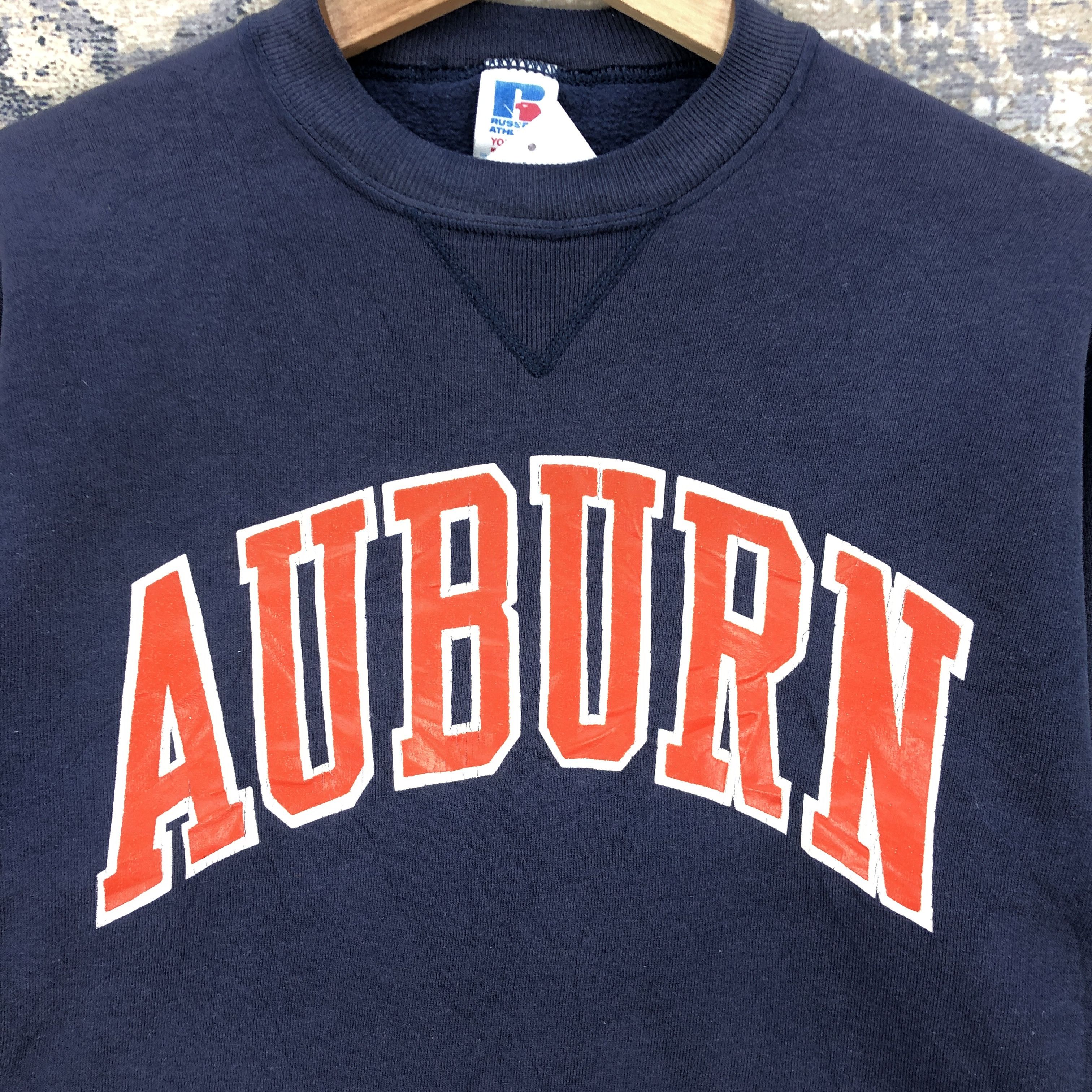 Vintage 90s Auburn Sweater Russell Athletics Sweatshirt
